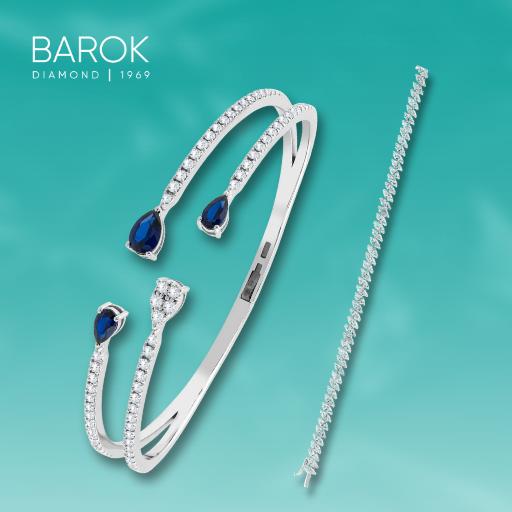 Barok Diamond Zarafetin Mücevherle Buluştuğu Anlar  14K ve 18K altın işçiliğiyle şekillenen pırlanta, yakut, zümrüt, safir ve citrin tasarımlarımız, özenle işlenmiş detaylarla hayat buluyor. Eşsiz koleksiyonumuzda sizleri bekliyor.