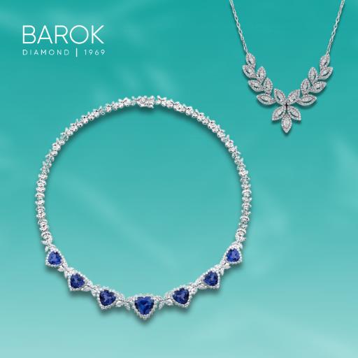 Barok Diamond Zarafetin Mücevherle Buluştuğu Anlar  14K ve 18K altın işçiliğiyle şekillenen pırlanta, yakut, zümrüt, safir ve citrin tasarımlarımız, özenle işlenmiş detaylarla hayat buluyor. Eşsiz koleksiyonumuzda sizleri bekliyor.