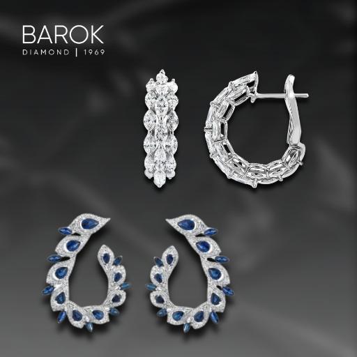Barok Diamond Zarafetin Mücevherle Buluştuğu Anlar  14K ve 18K altın işçiliğiyle şekillenen pırlanta, yakut, zümrüt, safir ve citrin tasarımlarımız, özenle işlenmiş detaylarla hayat buluyor. Eşsiz koleksiyonumuzda sizleri bekliyor.