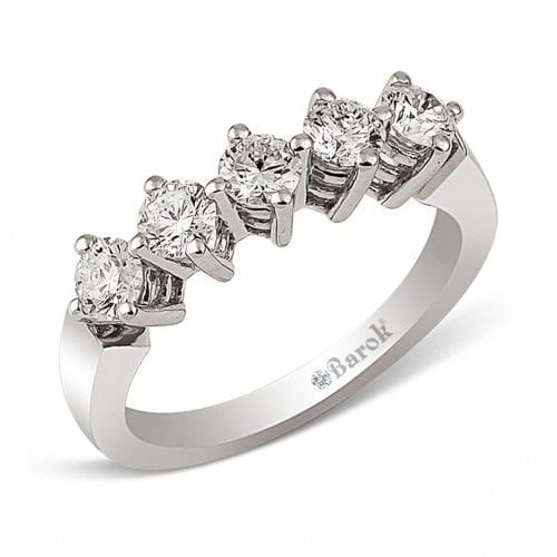 Pırlanta Airla 5 Taş Alyans 0.94 Ct. G VS 18K
