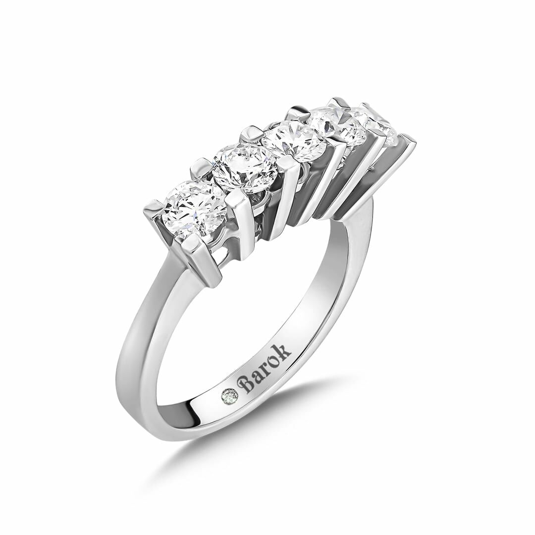 Pırlanta Beştaş Yüzük 0.26 Ct. G VS 18K