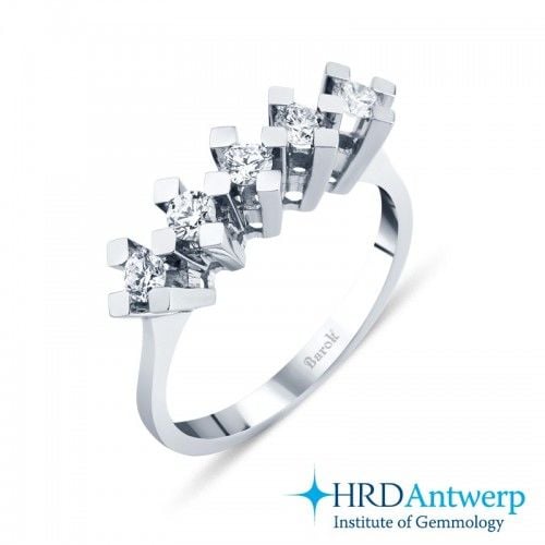 Pırlanta Beştaş Alyans 0.42 Ct. G VS HRD Sertifiklalı