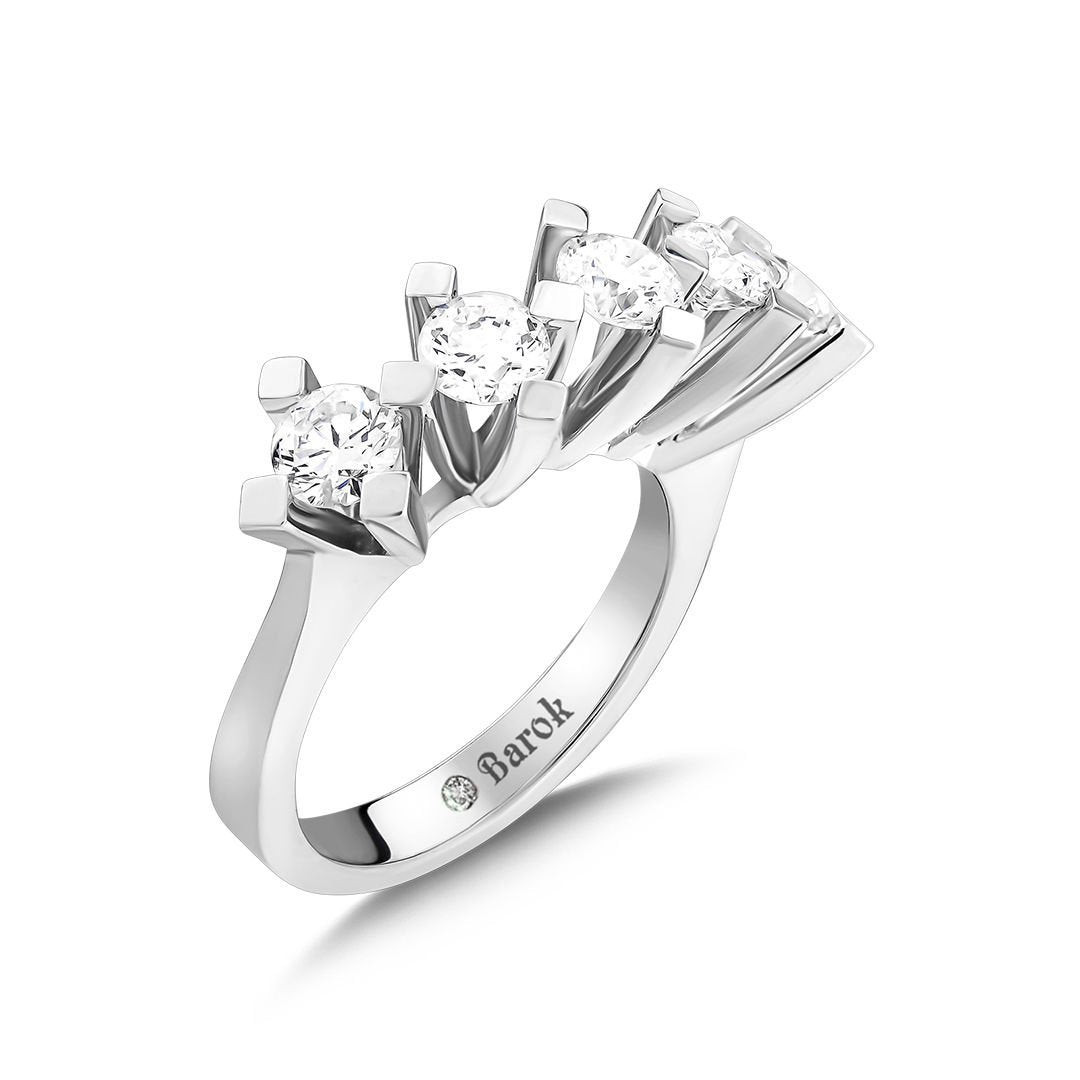 Pırlanta Beştaş Yüzük 1.68 Ct. F SI 18K
