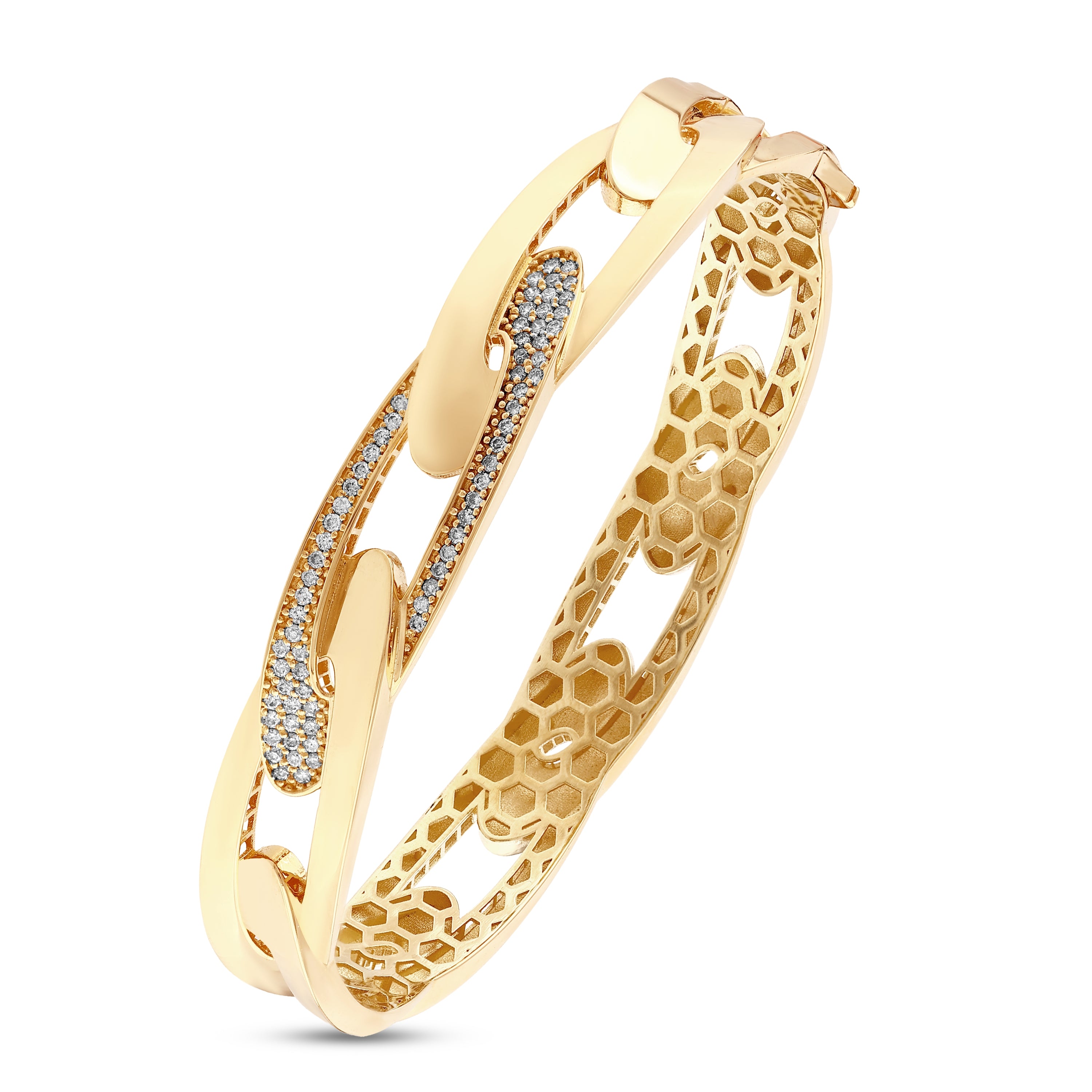 Pırlantalı Fantezi Kelepçe 0.42 Ct. 18K