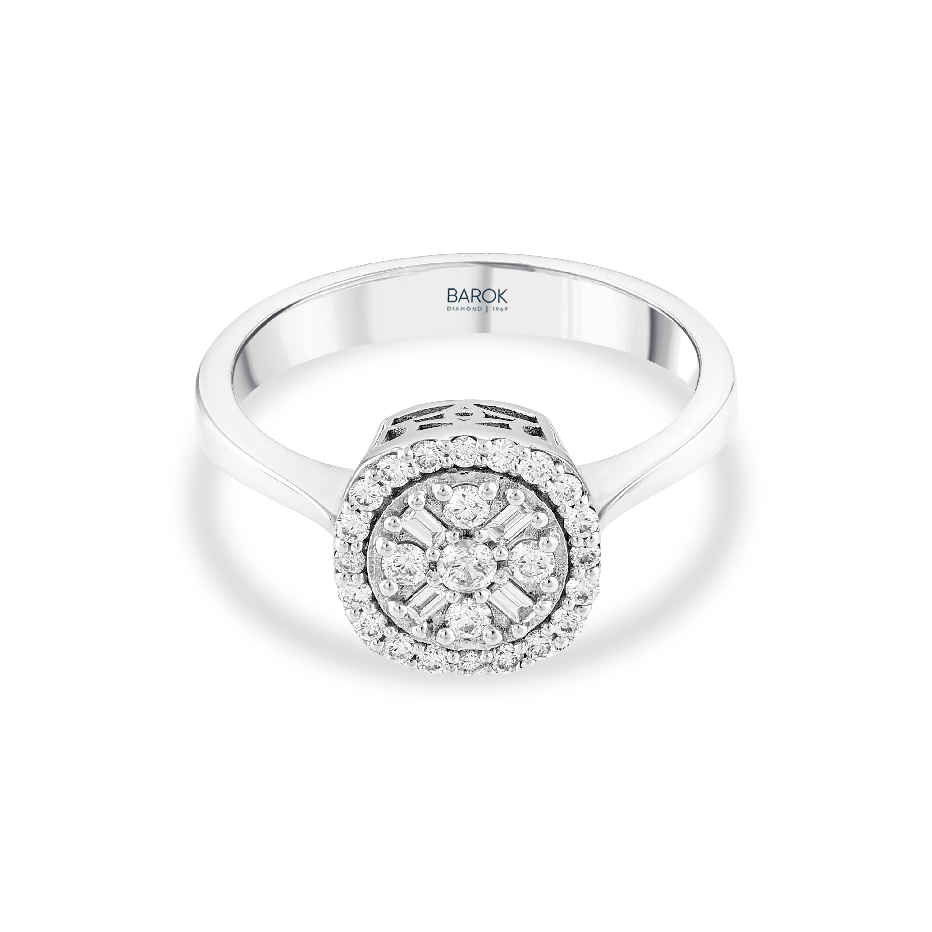 Pırlanta 0.34 Ct. Fantezi Altın Yüzük 14K
