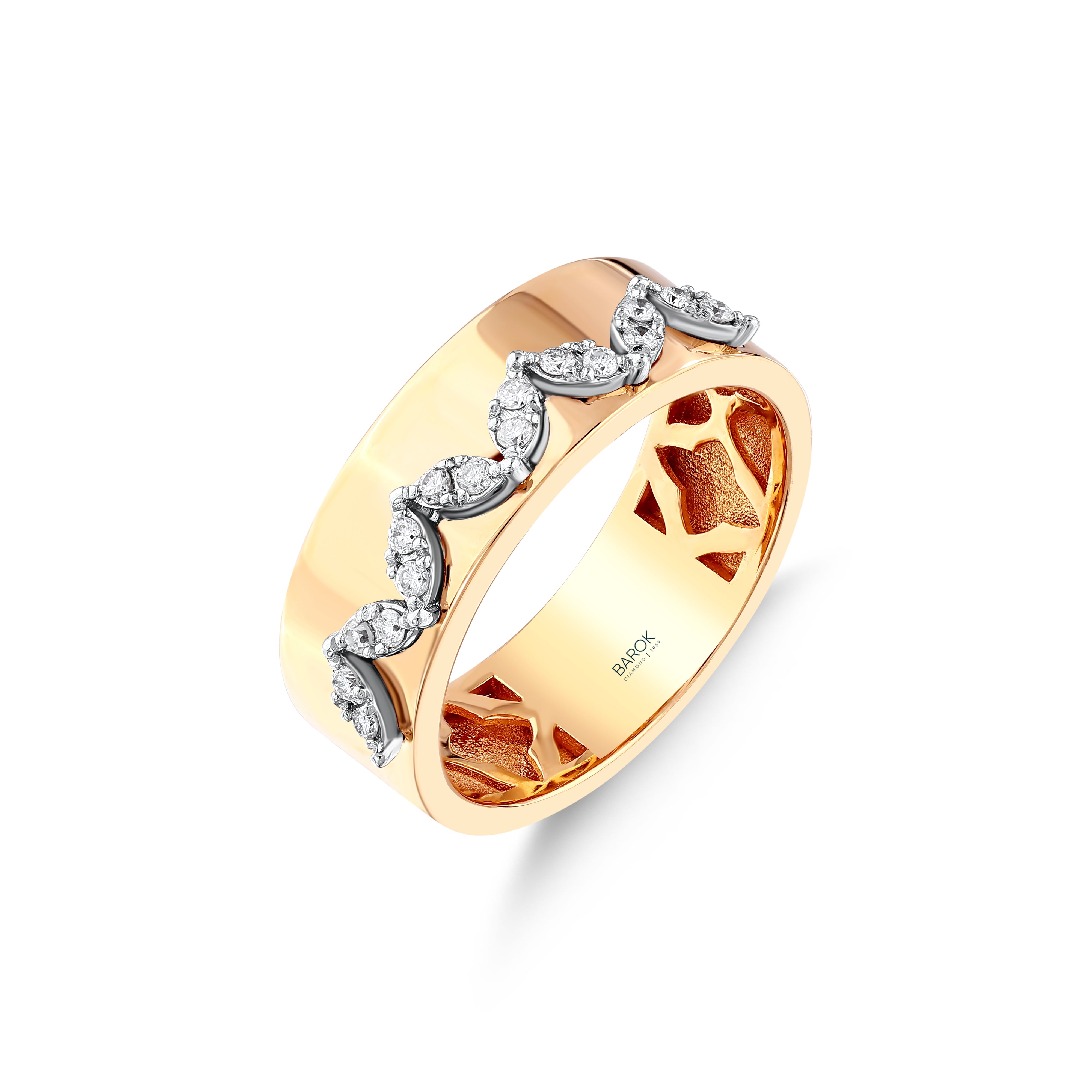 Astar Pırlanta Fantezi Yüzük 0.14 Ct. 18K