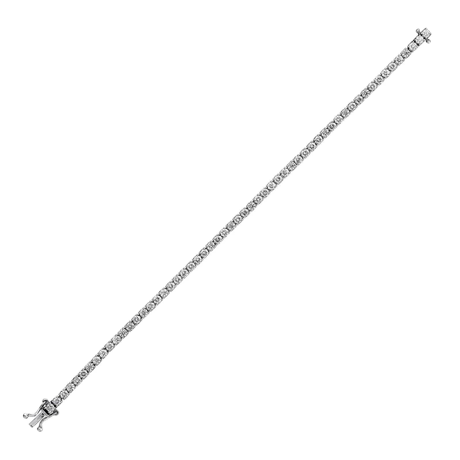 Pırlanta Su Yolu Bileklik 4.65 Ct. G VS 18K