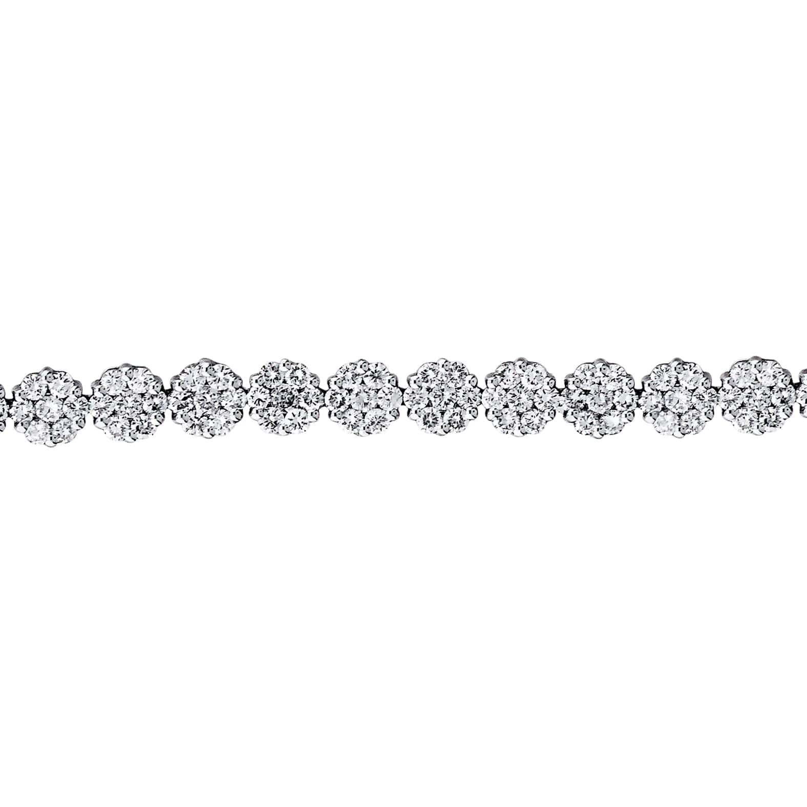 Pırlanta Bileklik 5.84 Ct. F VS 18K