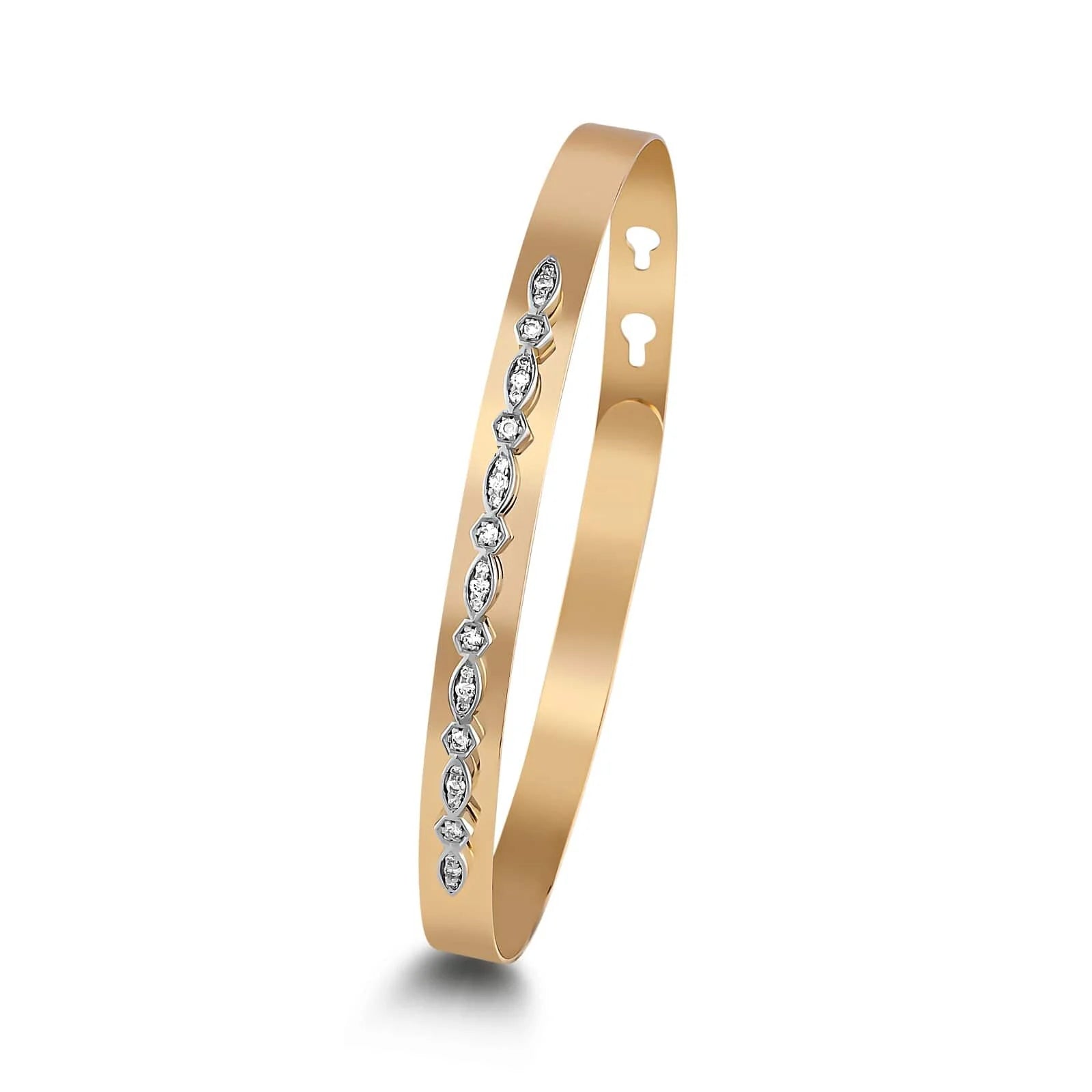 Astar Pırlanta Kelepçe 0.17 Ct. E VS 18K