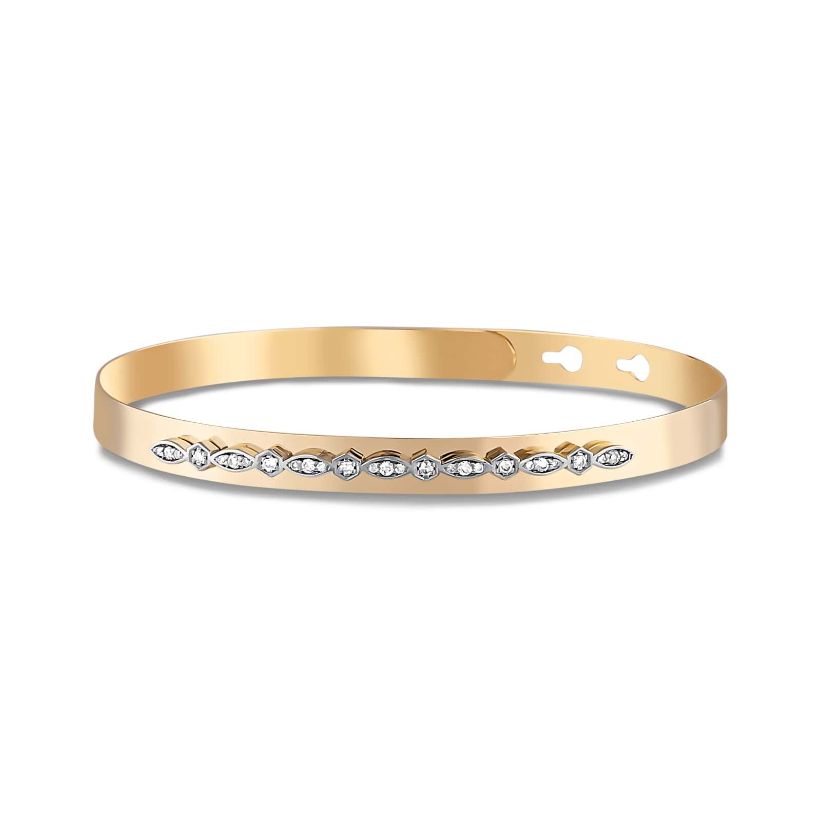 Astar Pırlanta Kelepçe 0.17 Ct. E VS 18K