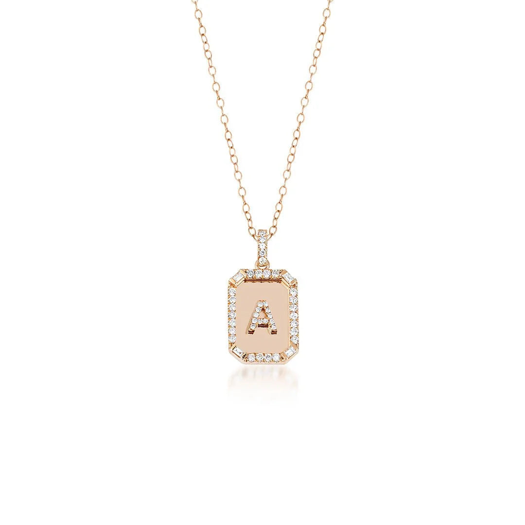 Pırlanta Harf Kolye 0.55 Ct. E VS 14K
