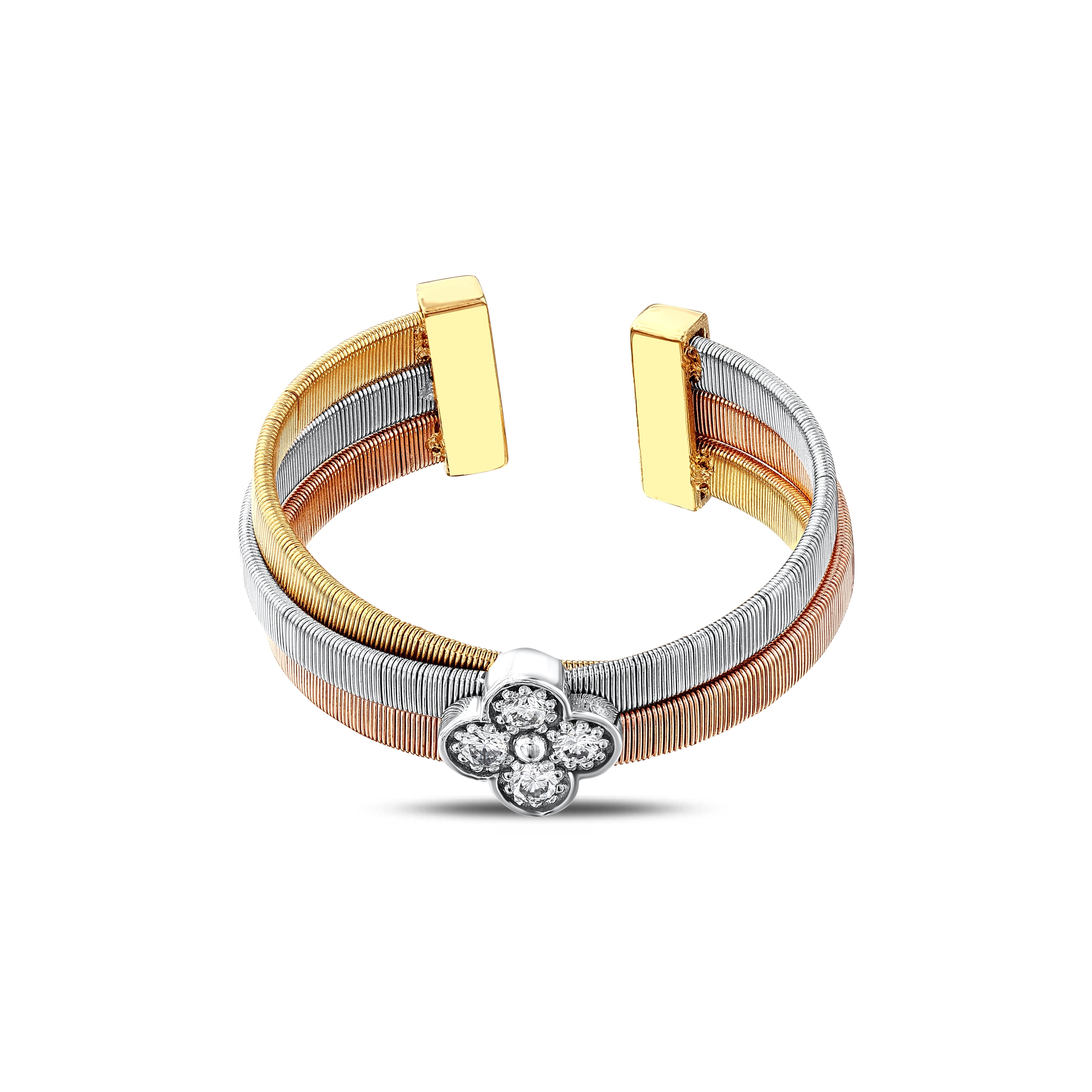 Pırlanta 0.09 Ct. Coronaria Fantezi Yüzük 18K