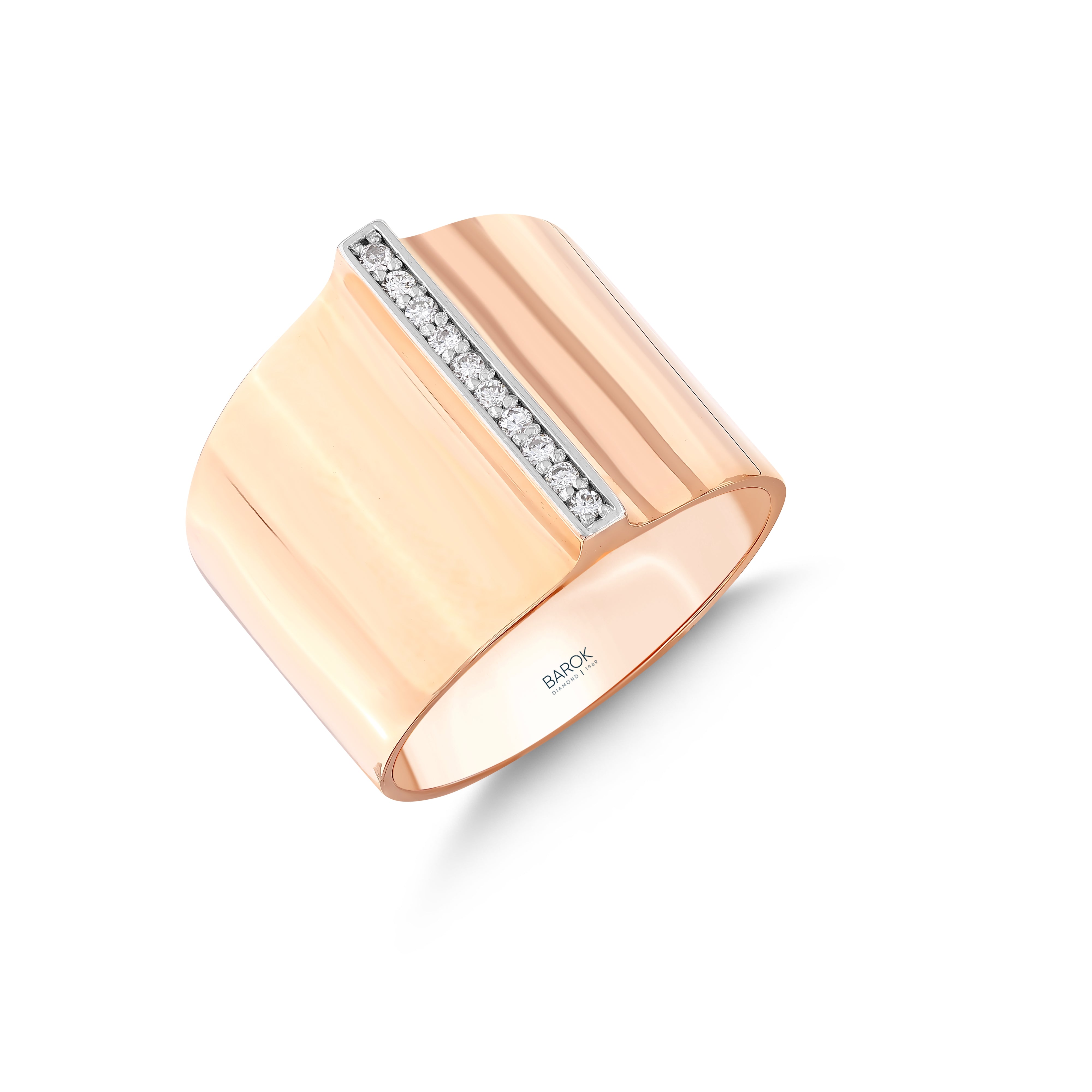 Pırlanta 0.09 Ct. Delphina Rose Fantezi Yüzük 14K