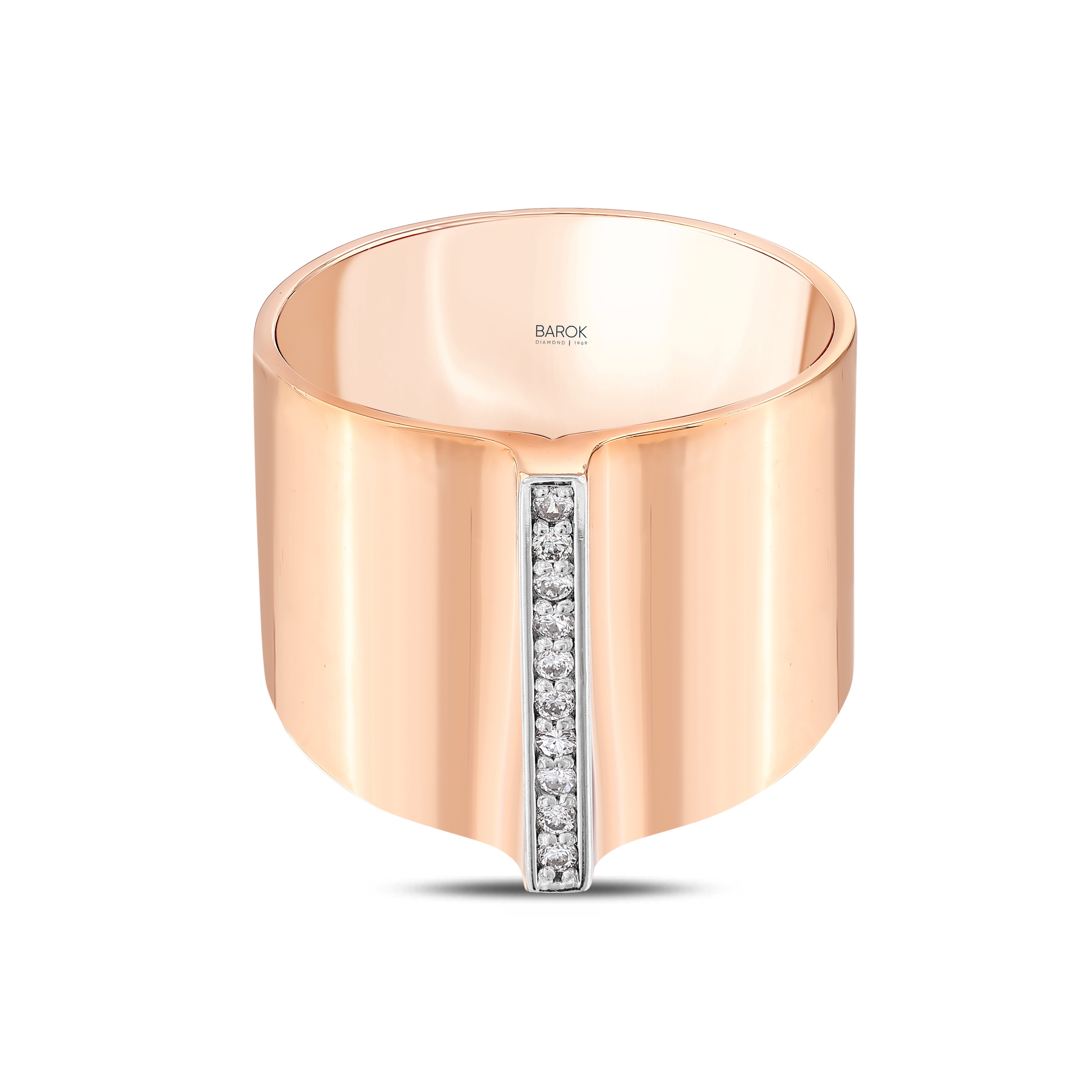 Pırlanta 0.09 Ct. Delphina Rose Fantezi Yüzük 14K