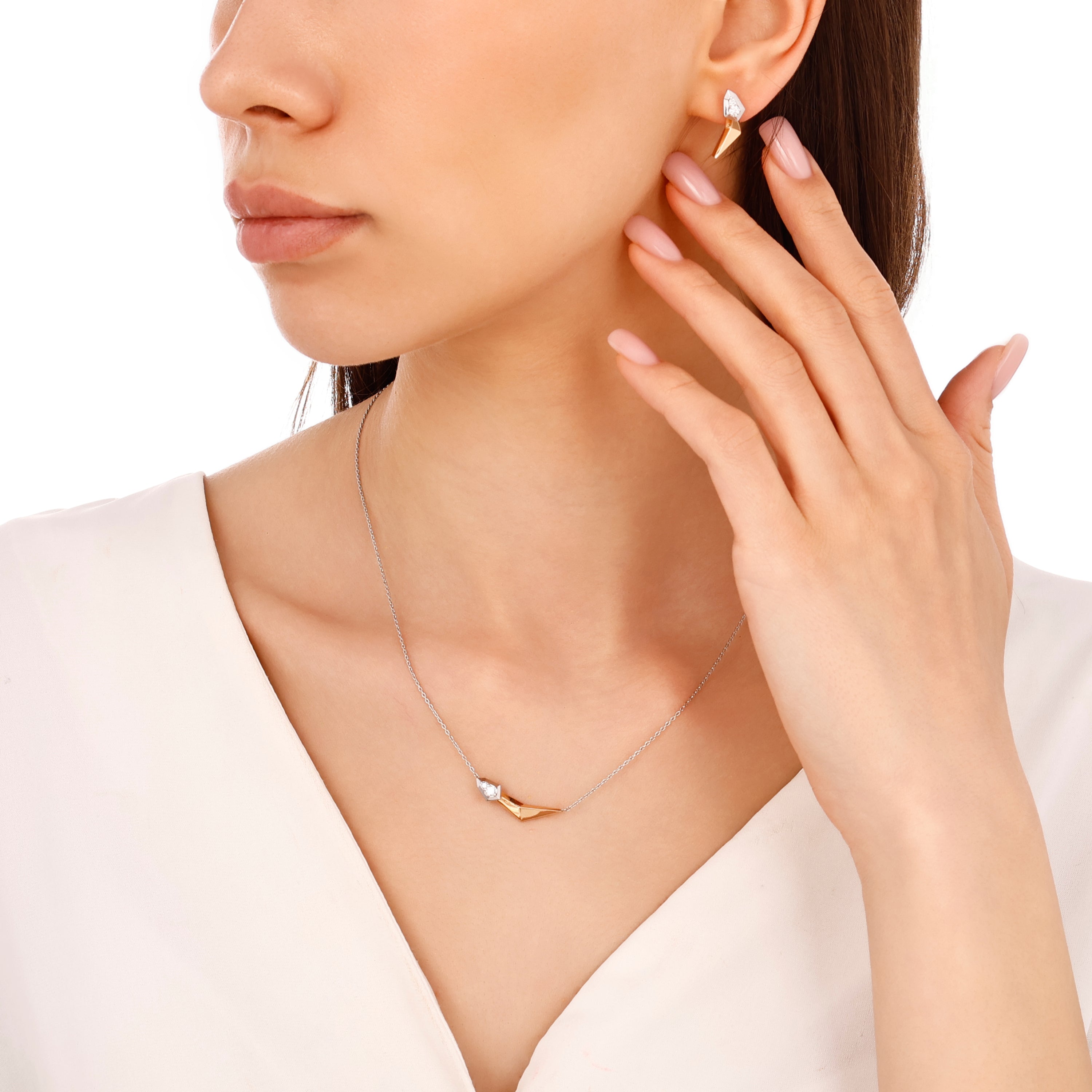 Pırlanta 0.10 Ct. Elexia Altın Kolye 18K