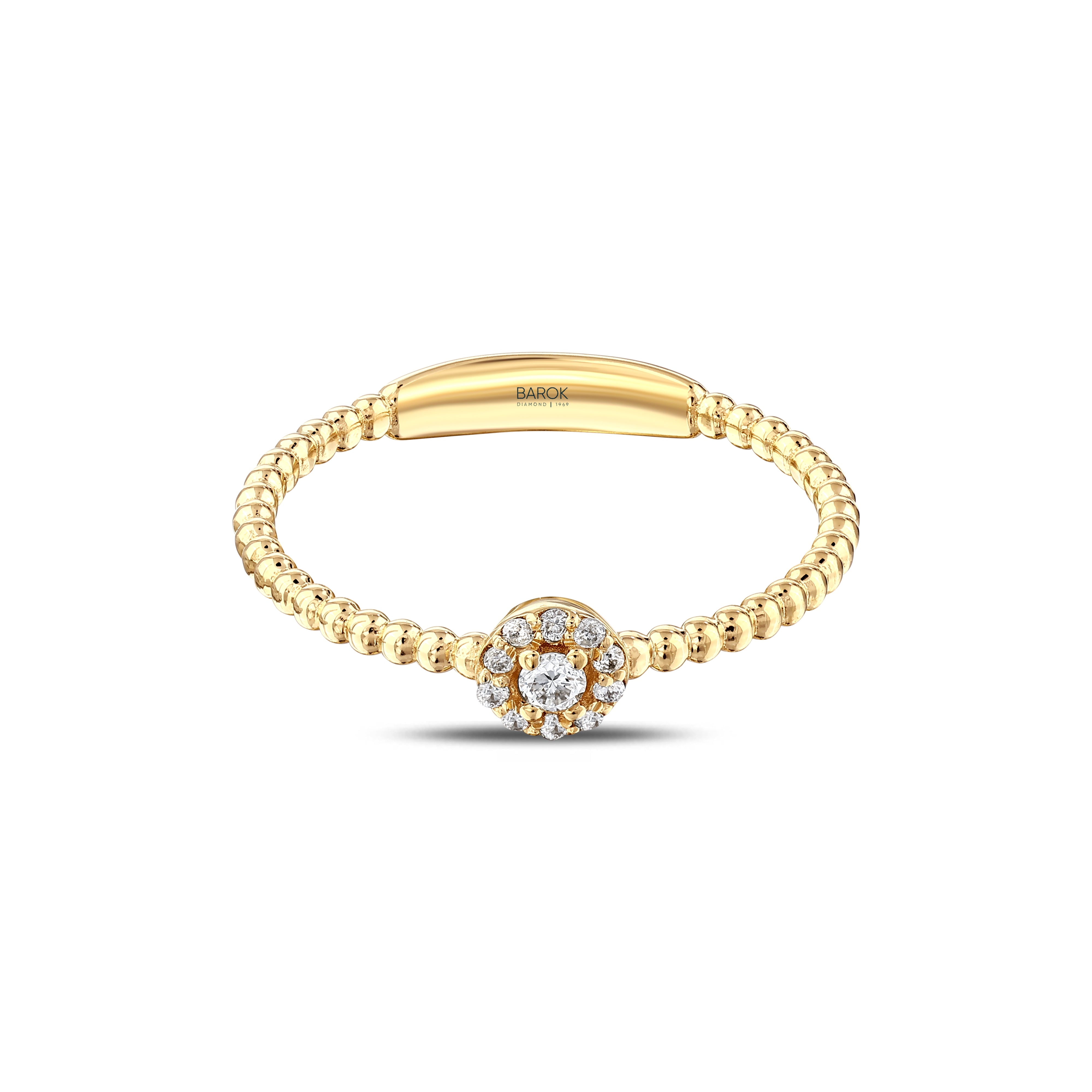 Pırlanta 0.12 Ct. Eolia Altın Yüzük 18K