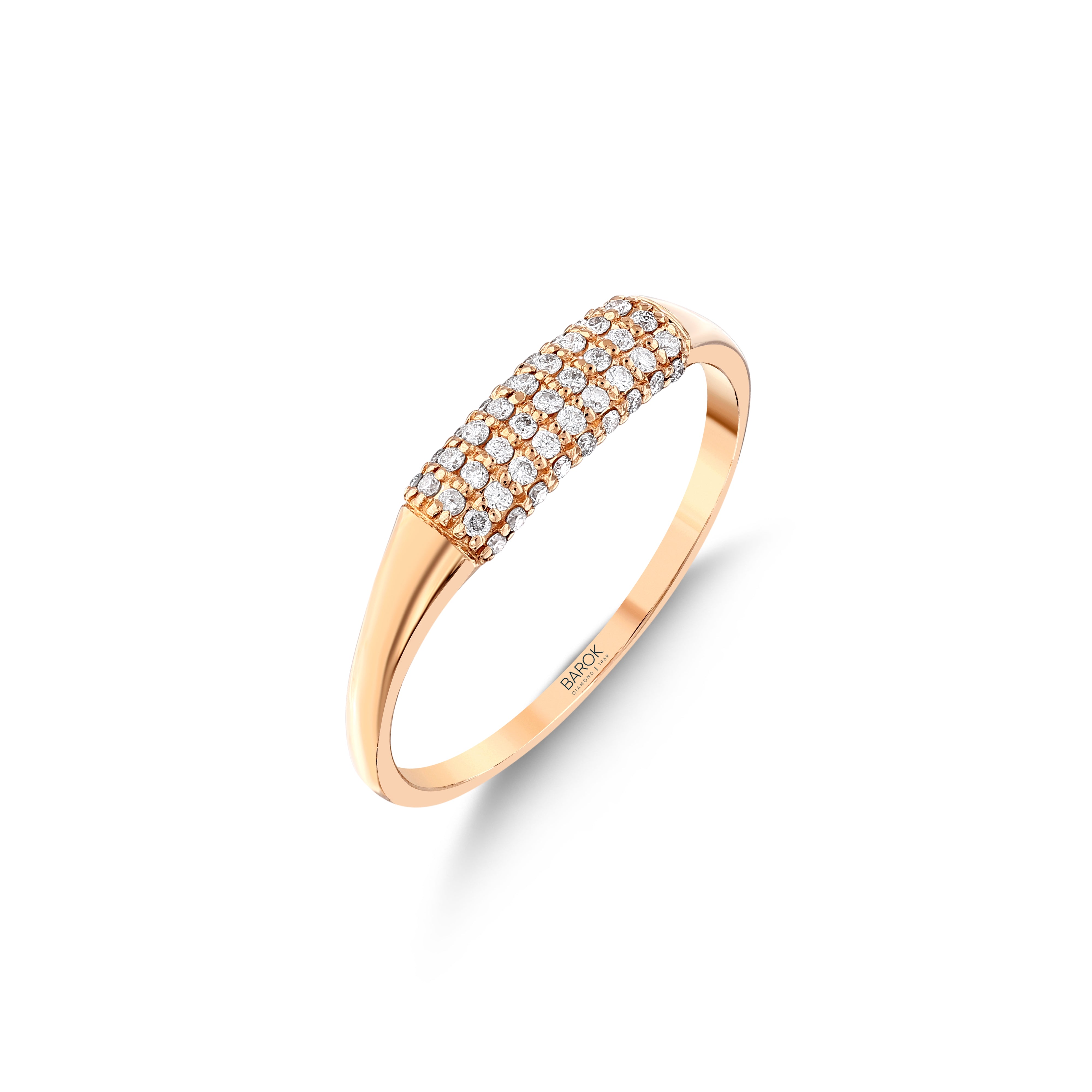 Pırlanta 0.16 Ct. Lenita Rose Fantezi Yüzük 14K