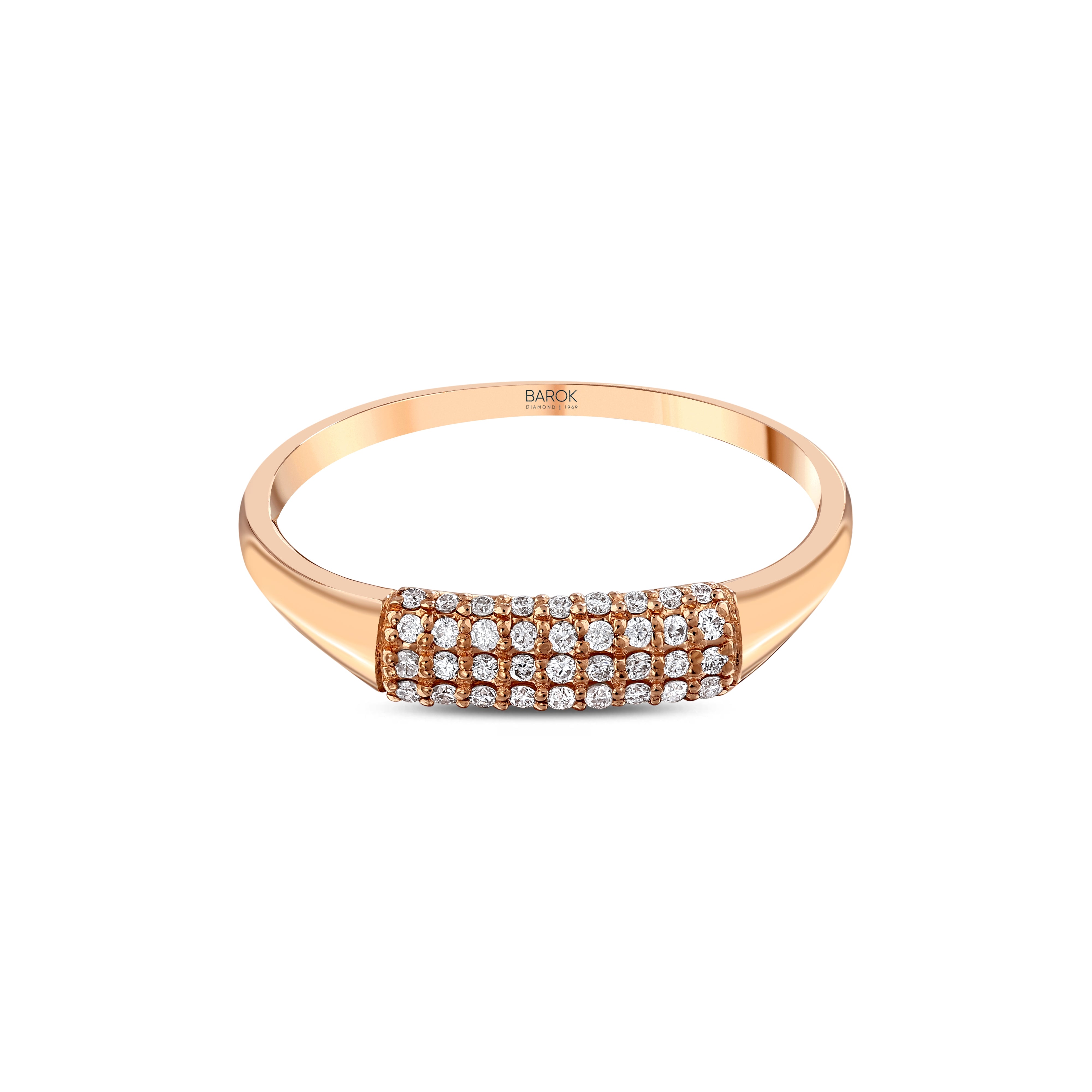 Pırlanta 0.16 Ct. Lenita Rose Fantezi Yüzük 14K