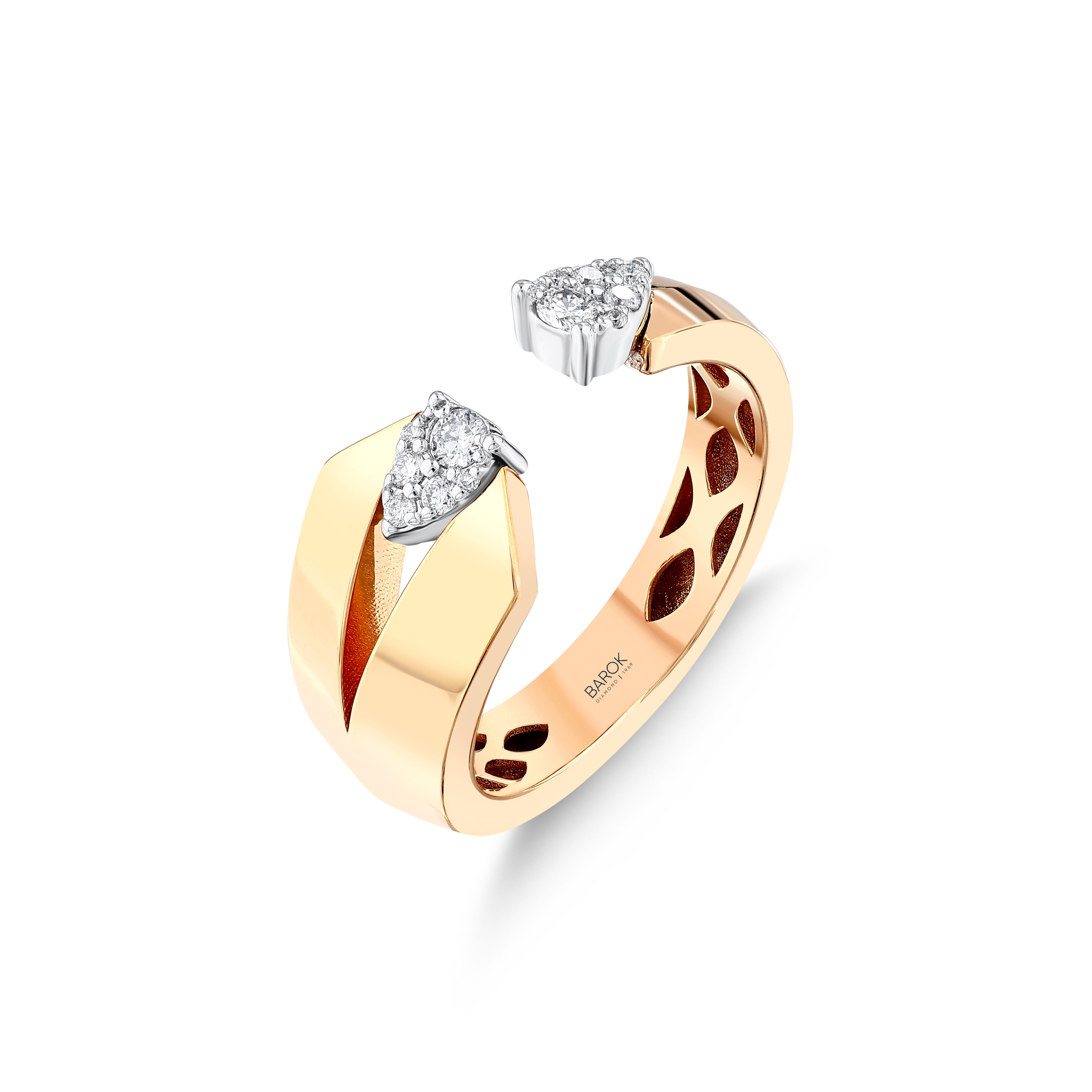 Pırlanta 0.19 Ct. Arybelle Rose Fantezi Yüzük 18K