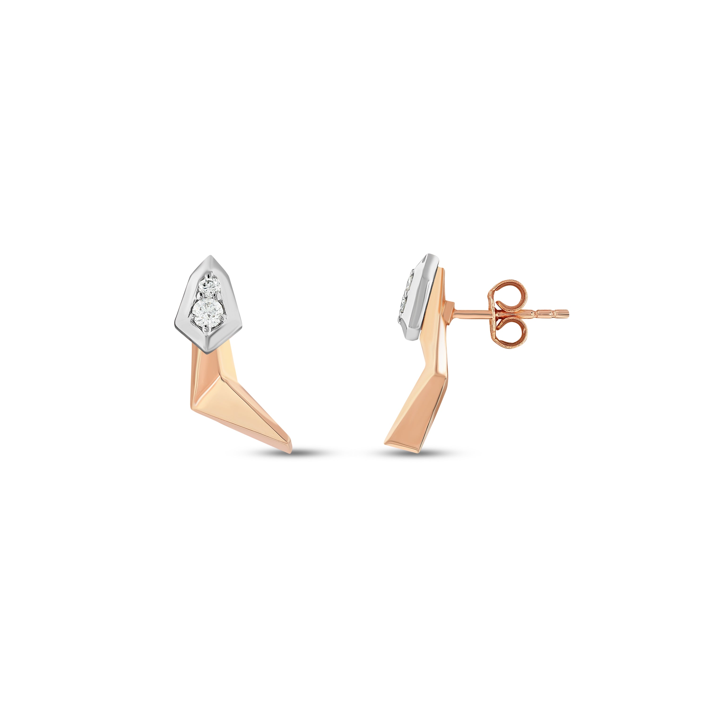 Pırlanta 0.20 Ct. Elexia Altın Küpe 18K