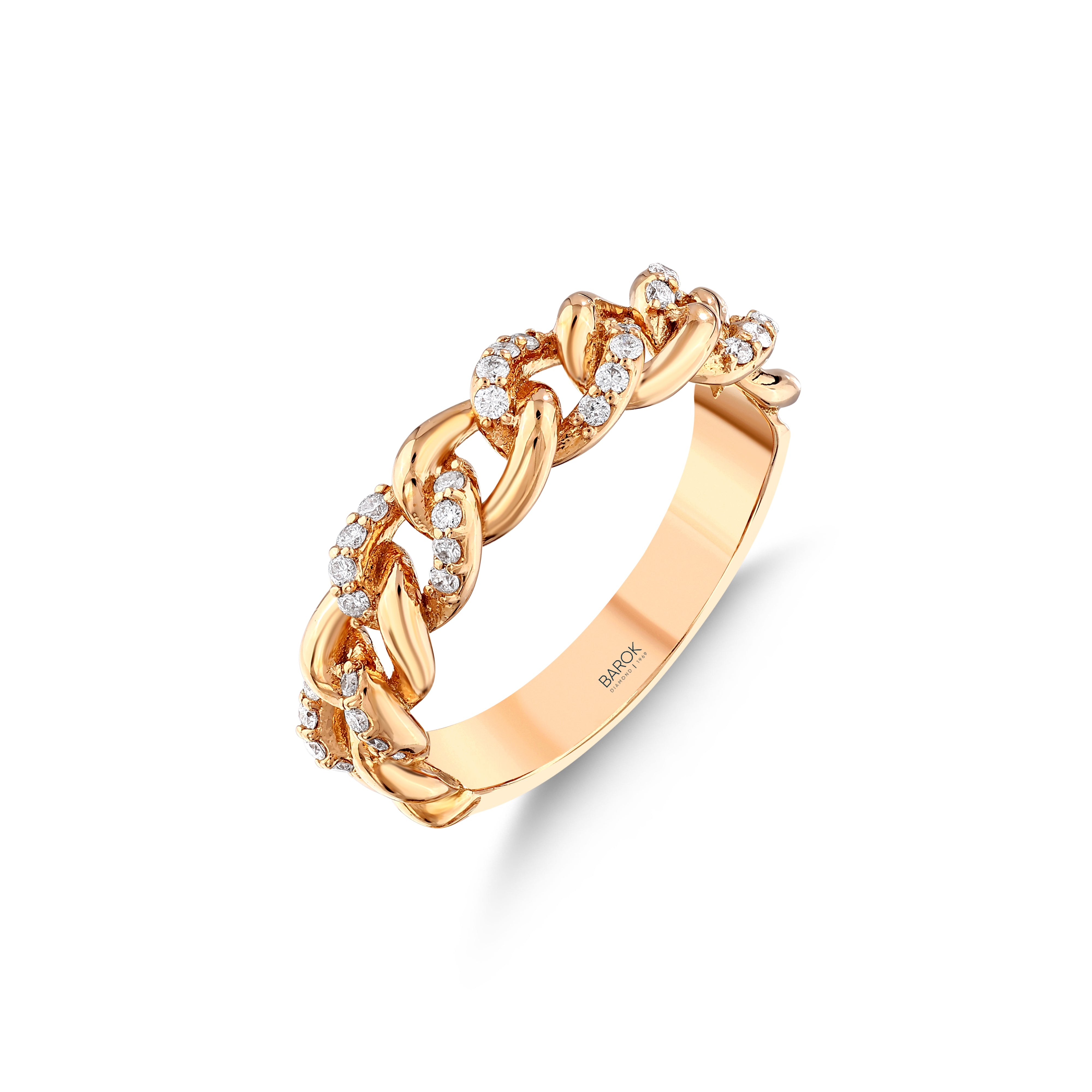 Pırlanta 0.21 Ct. Helixia Rose Fantezi Yüzük 18K