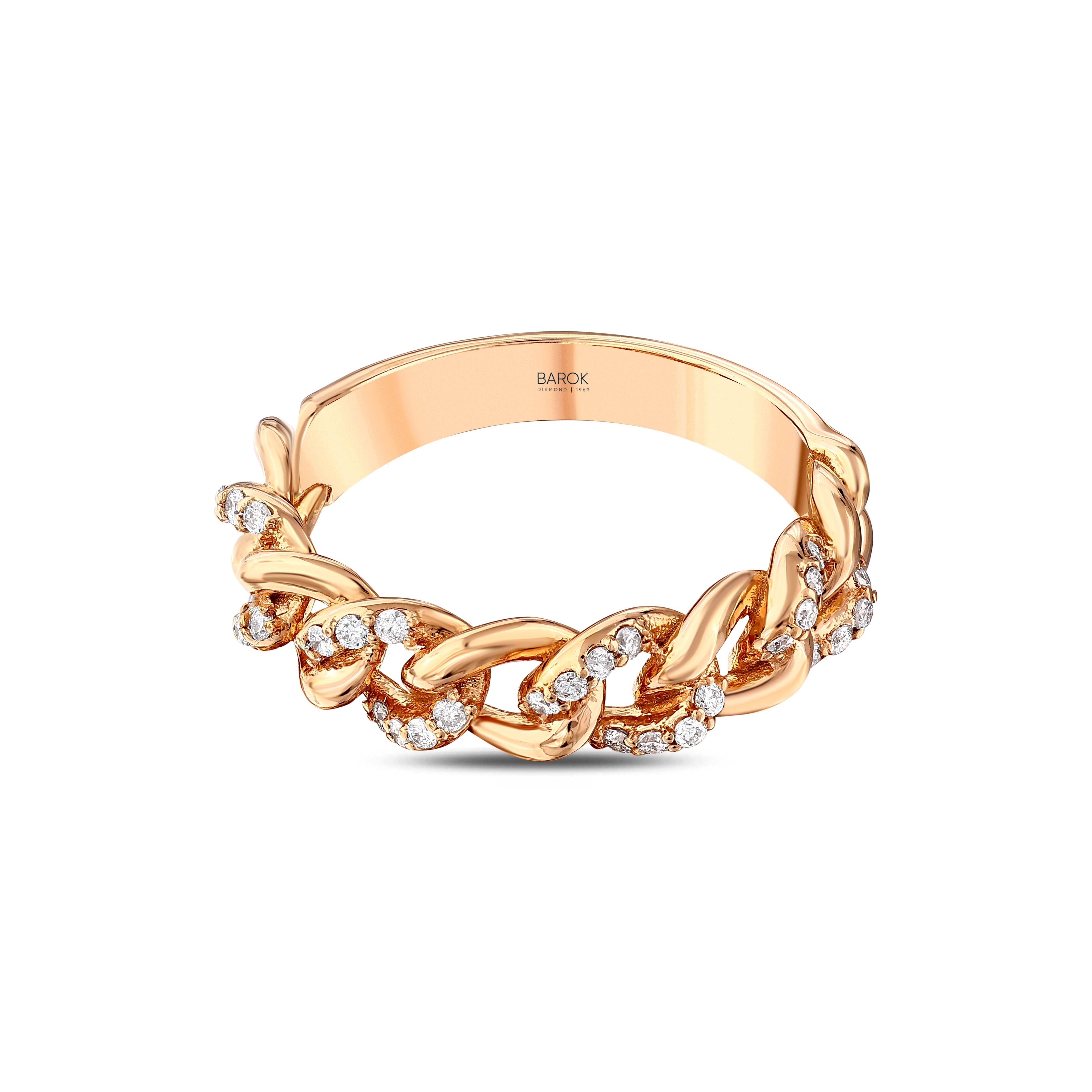 Pırlanta 0.21 Ct. Helixia Rose Fantezi Yüzük 18K