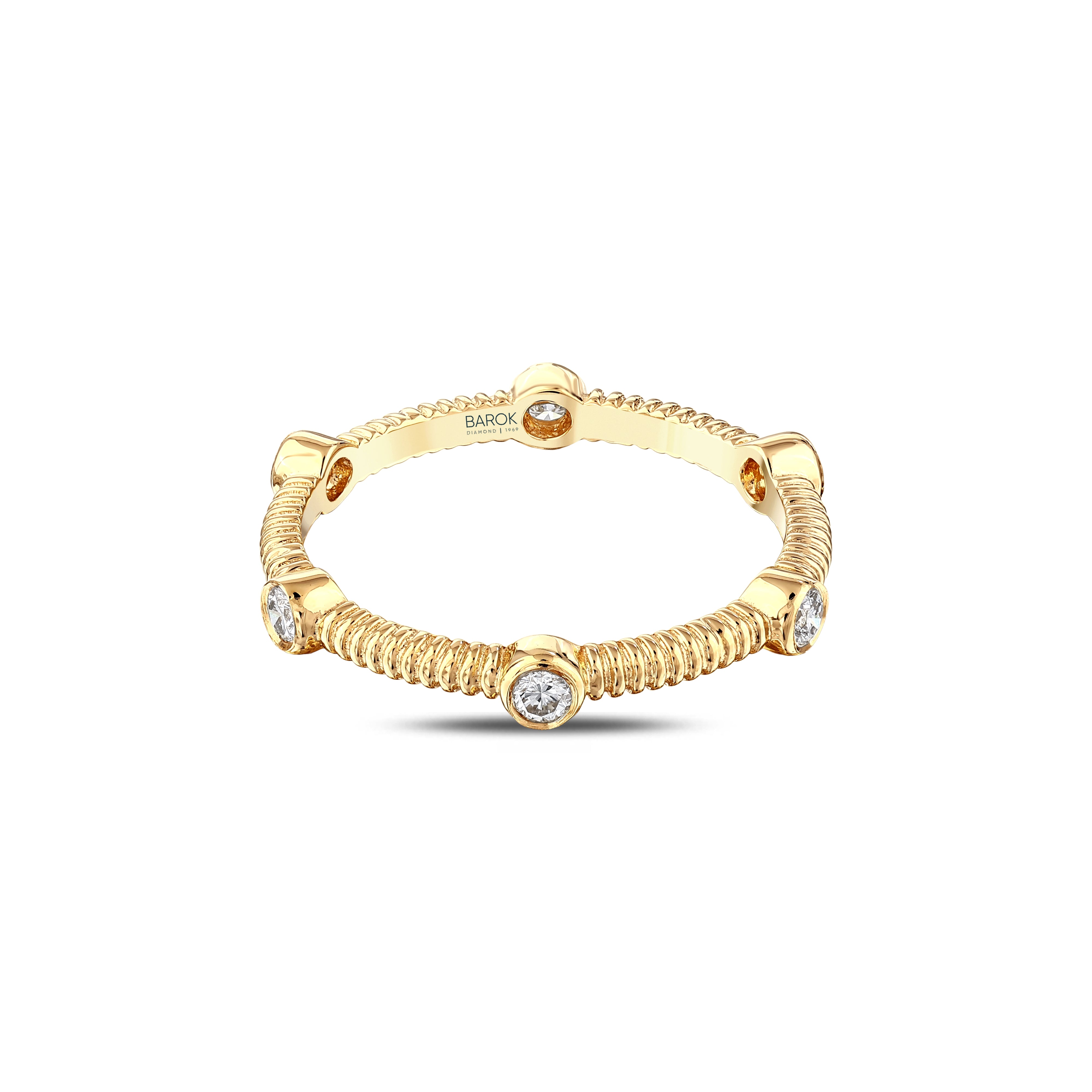 Pırlanta 0.21 Ct. Tinnula Altın Yüzük 18K