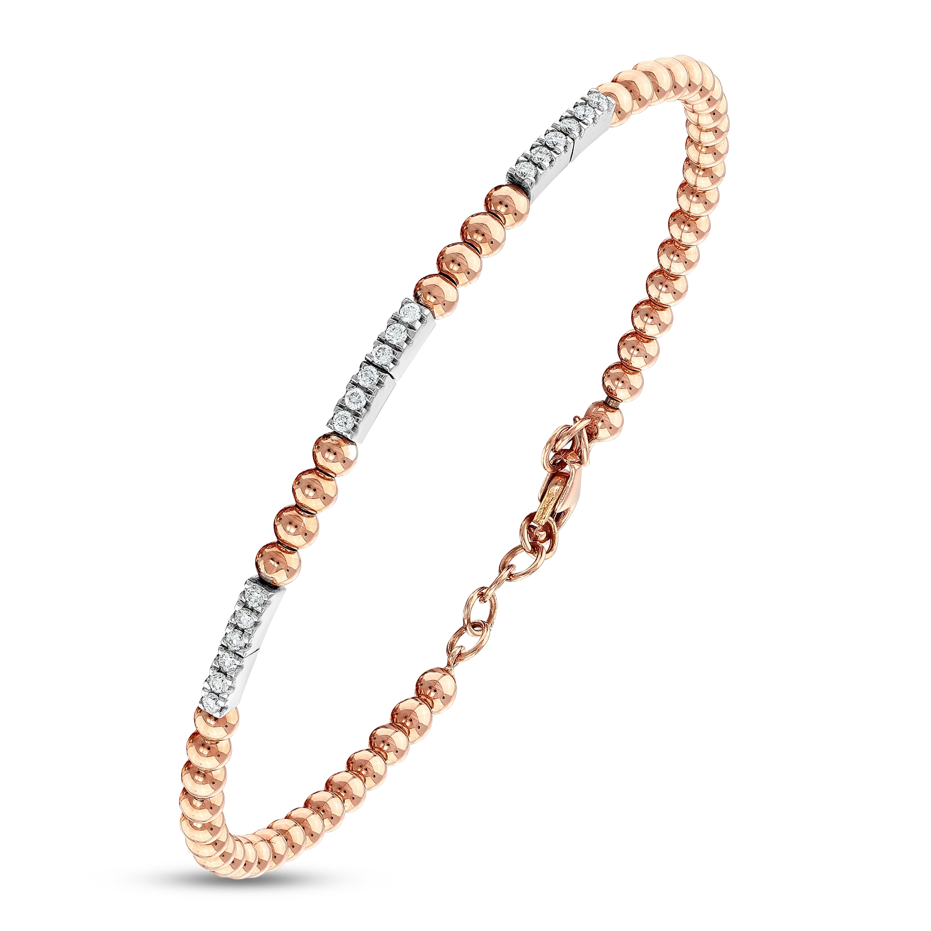 Pırlanta 0.23 Ct. Temenia Rose Bileklik 18K