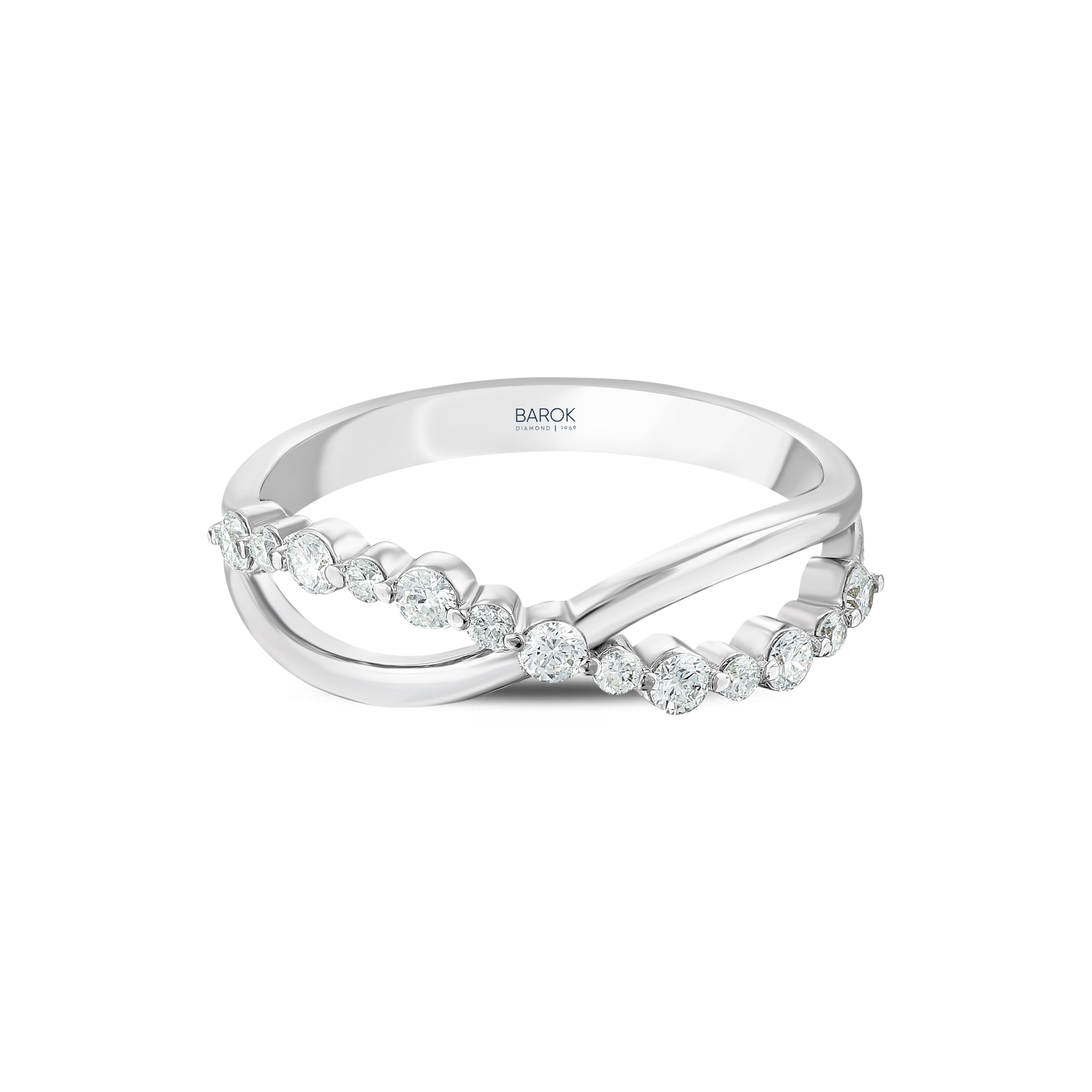 Pırlanta 0.29 Ct. Fantezi Sonsuzluk Yüzük 14K