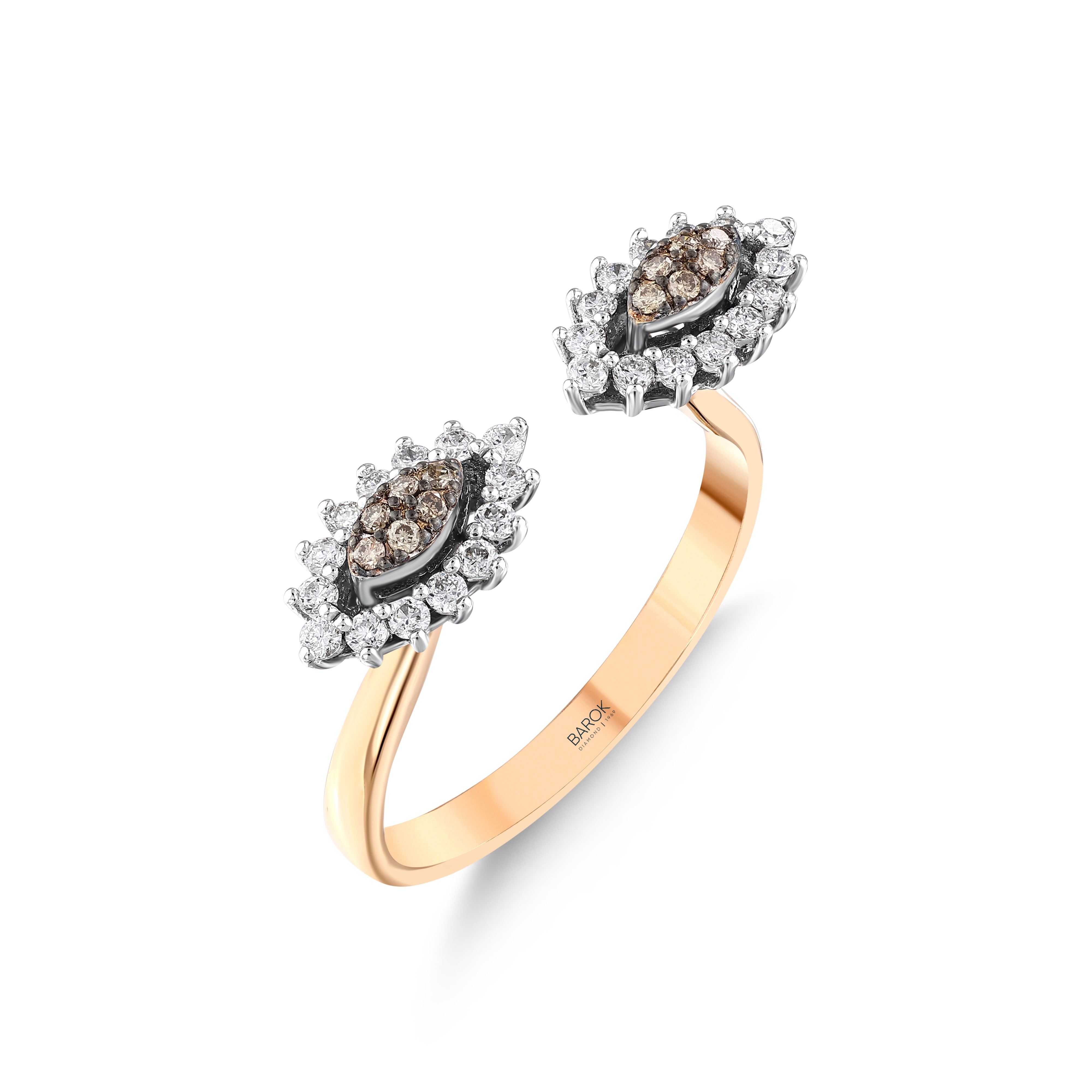 Pırlanta 0.32 Ct. Venulia Rose Fantezi Yüzük 18K