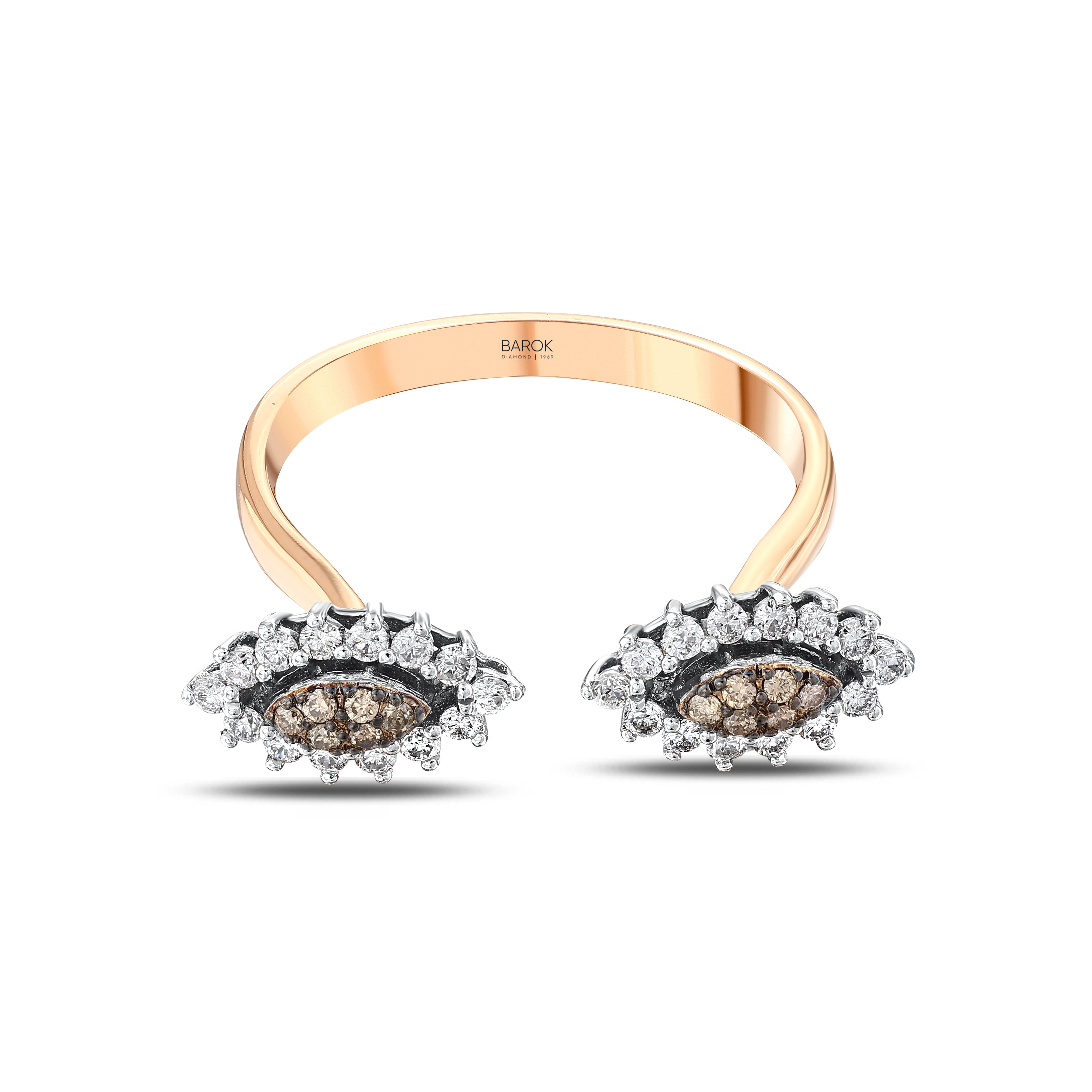 Pırlanta 0.32 Ct. Venulia Rose Fantezi Yüzük 18K