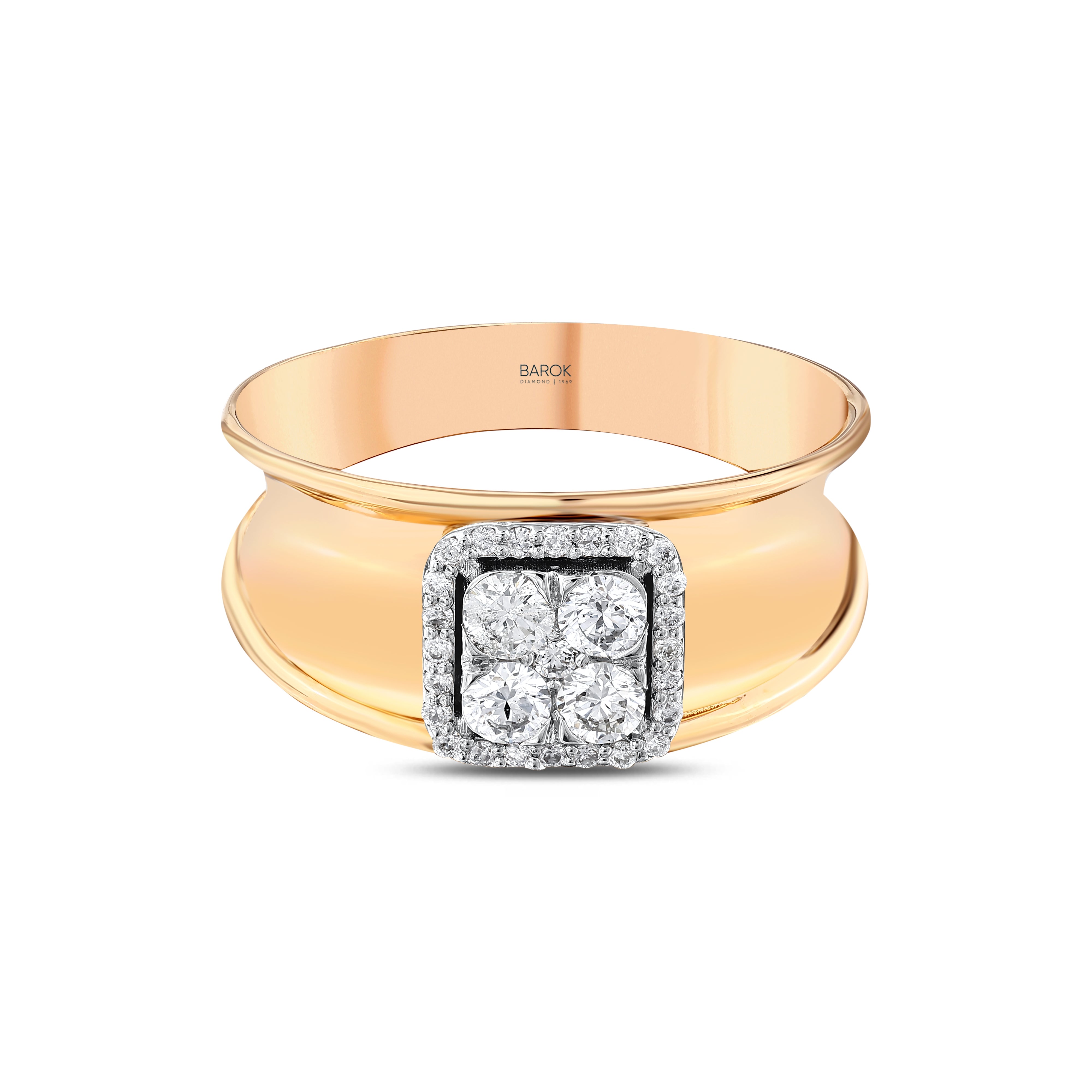 Pırlanta 0.46 Ct. Sonella Rose Fantezi Yüzük 18K