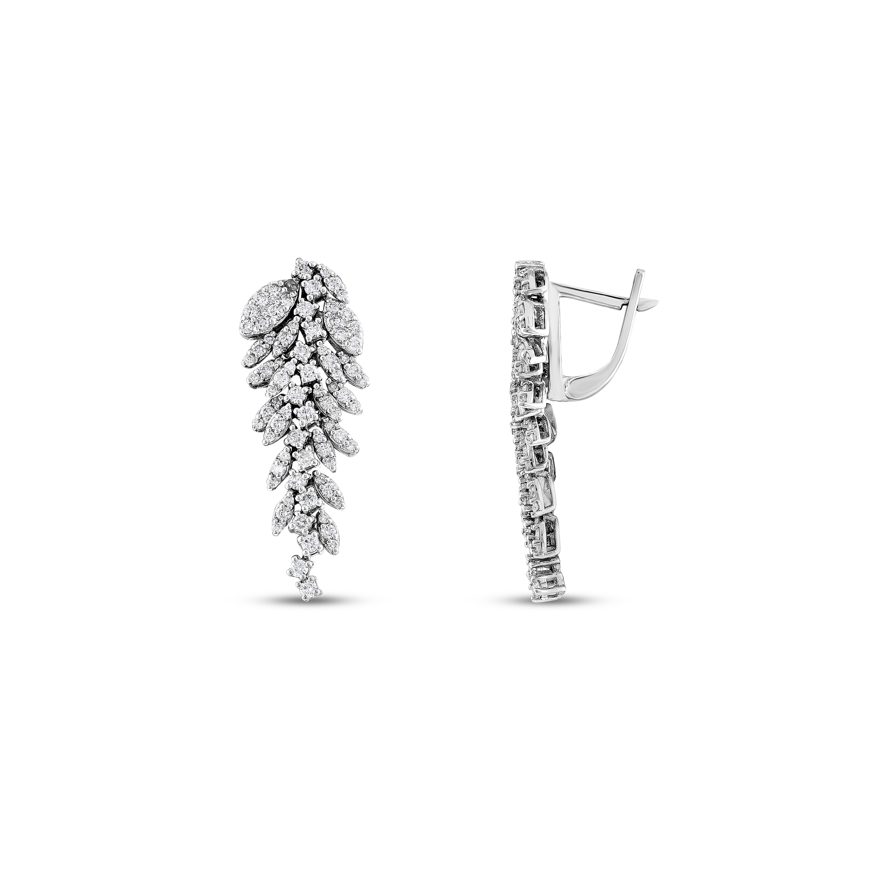 Pırlanta 1.67 Ct. Vincia Fantezi Küpe 18K