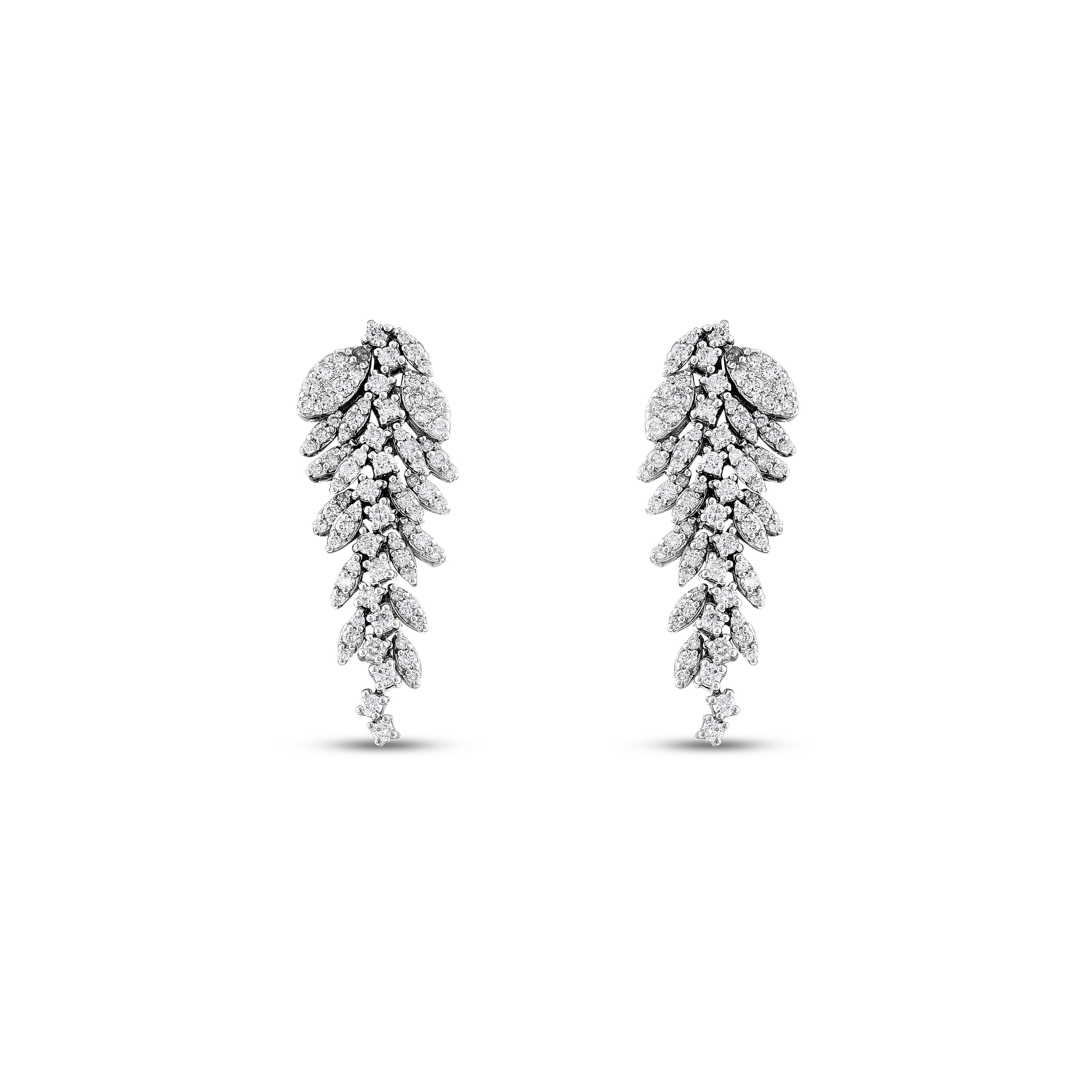 Pırlanta 1.67 Ct. Vincia Fantezi Küpe 18K