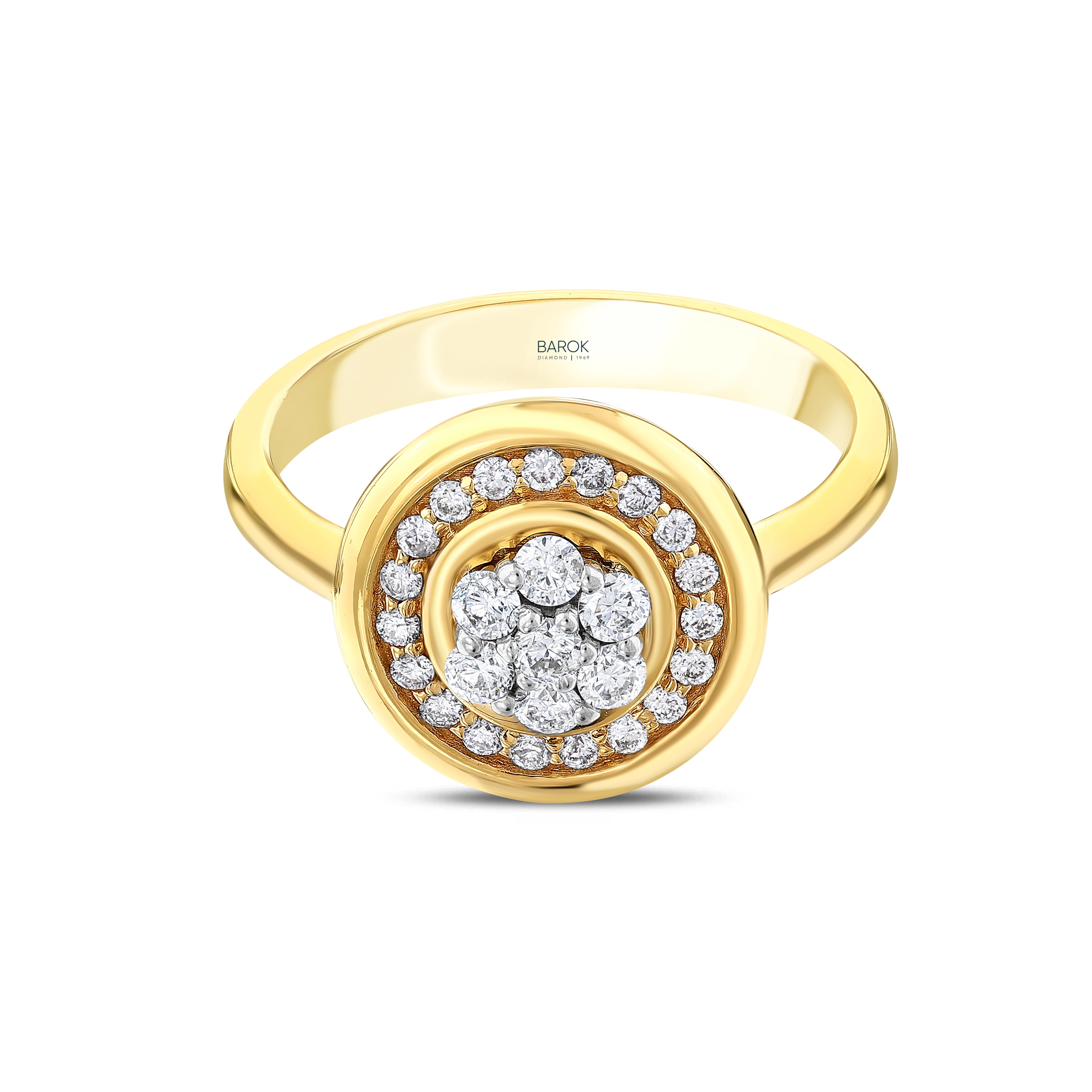 Pırlantalı 0.43 Ct. Quintessentia Altın Fantezi Yüzük 18K