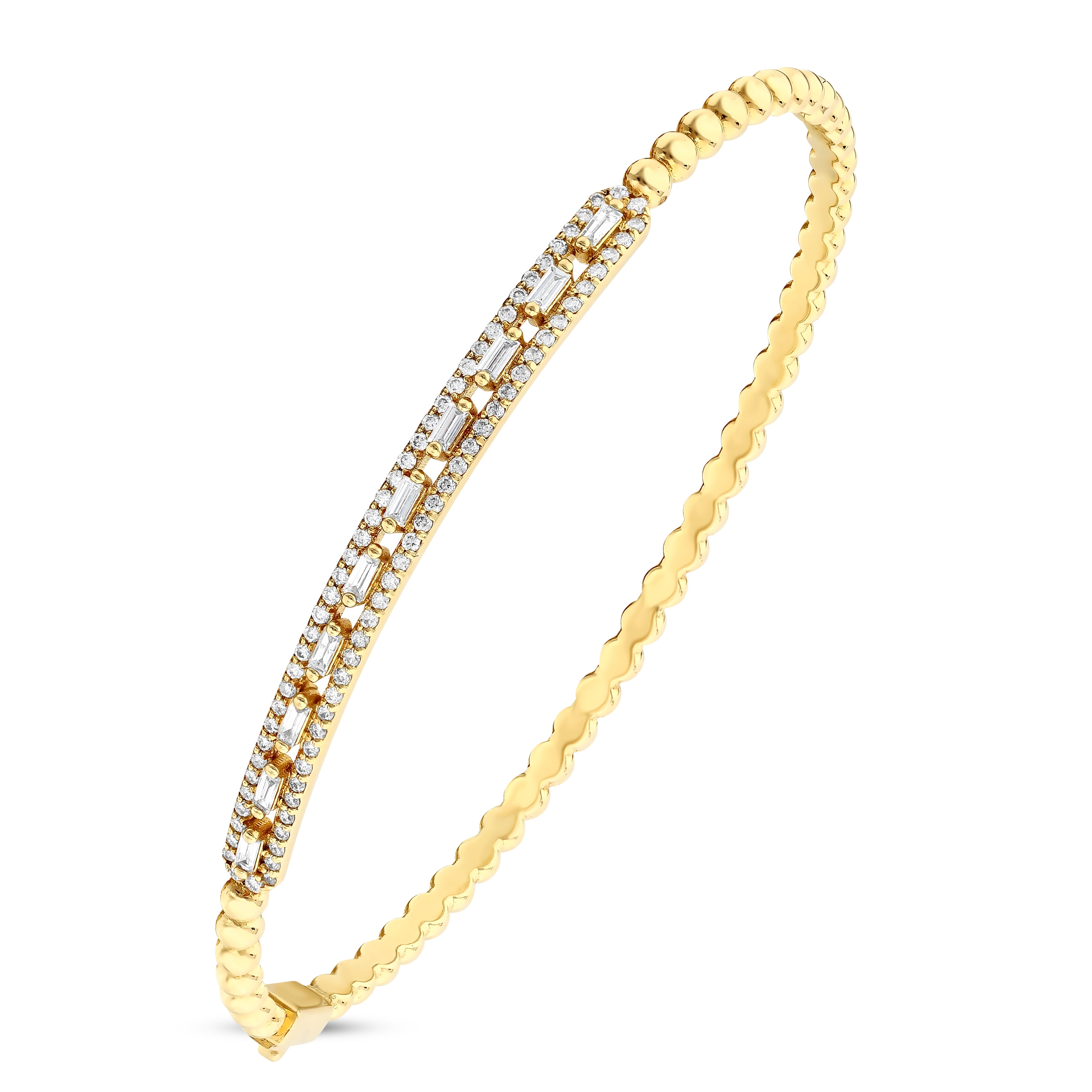 Baget Pırlantalı 0.61 Ct. Ashtoret Altın Bileklik 14K