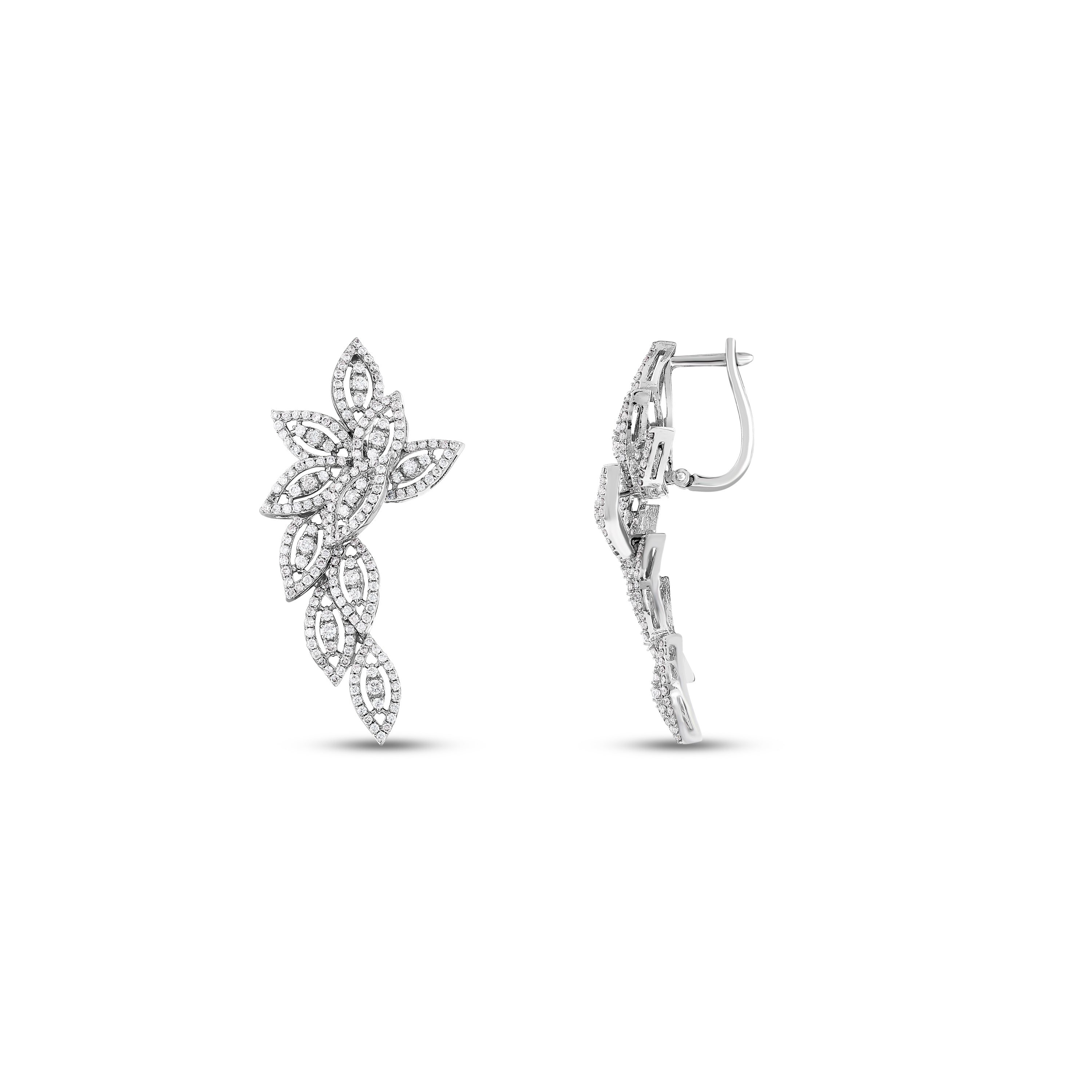 Pırlantalı 1.60 Ct. Vulnera Fantezi Küpe 18K