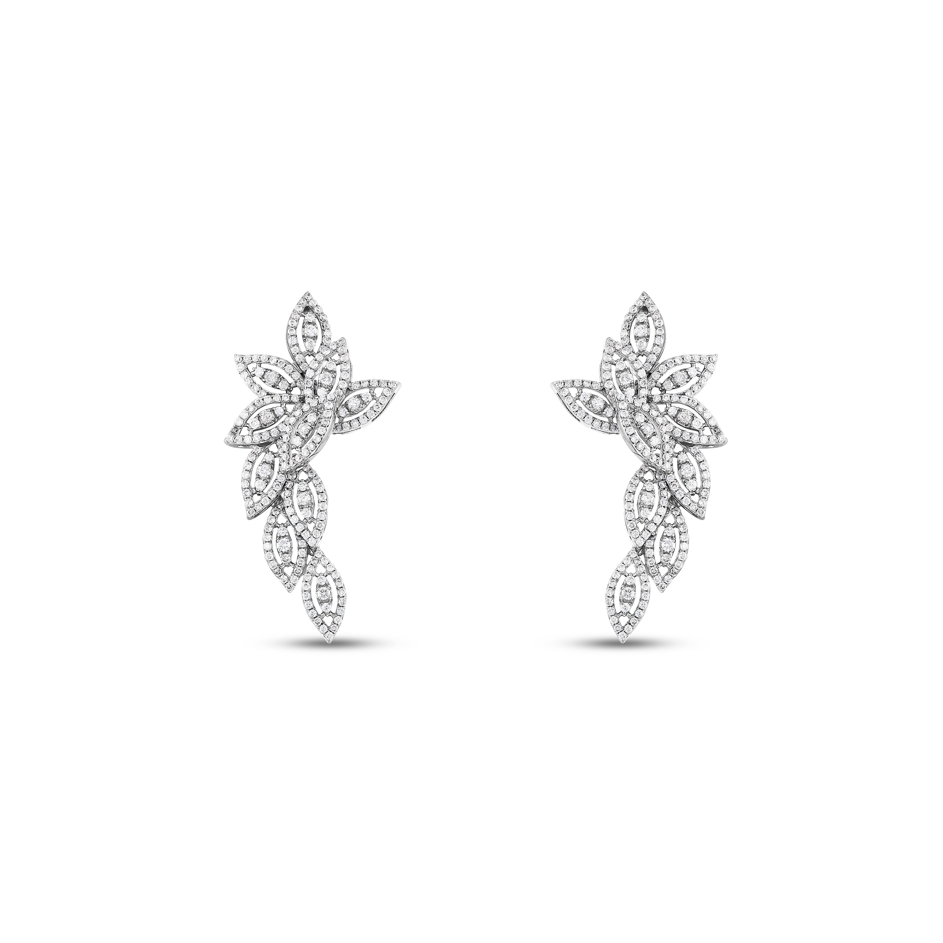 Pırlantalı 1.60 Ct. Vulnera Fantezi Küpe 18K