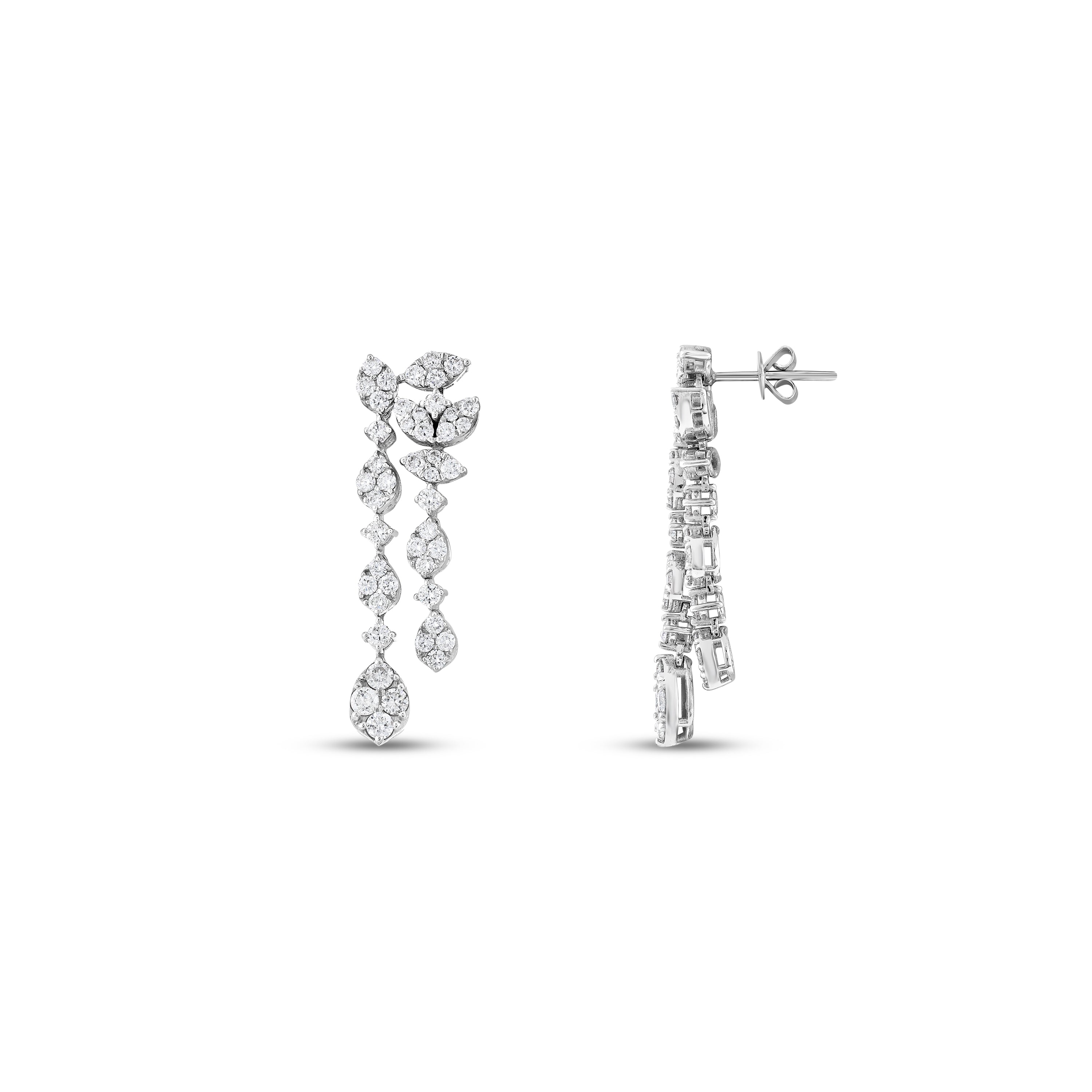 Pırlantalı 2.75 Ct. Resona Fantezi Küpe 18K