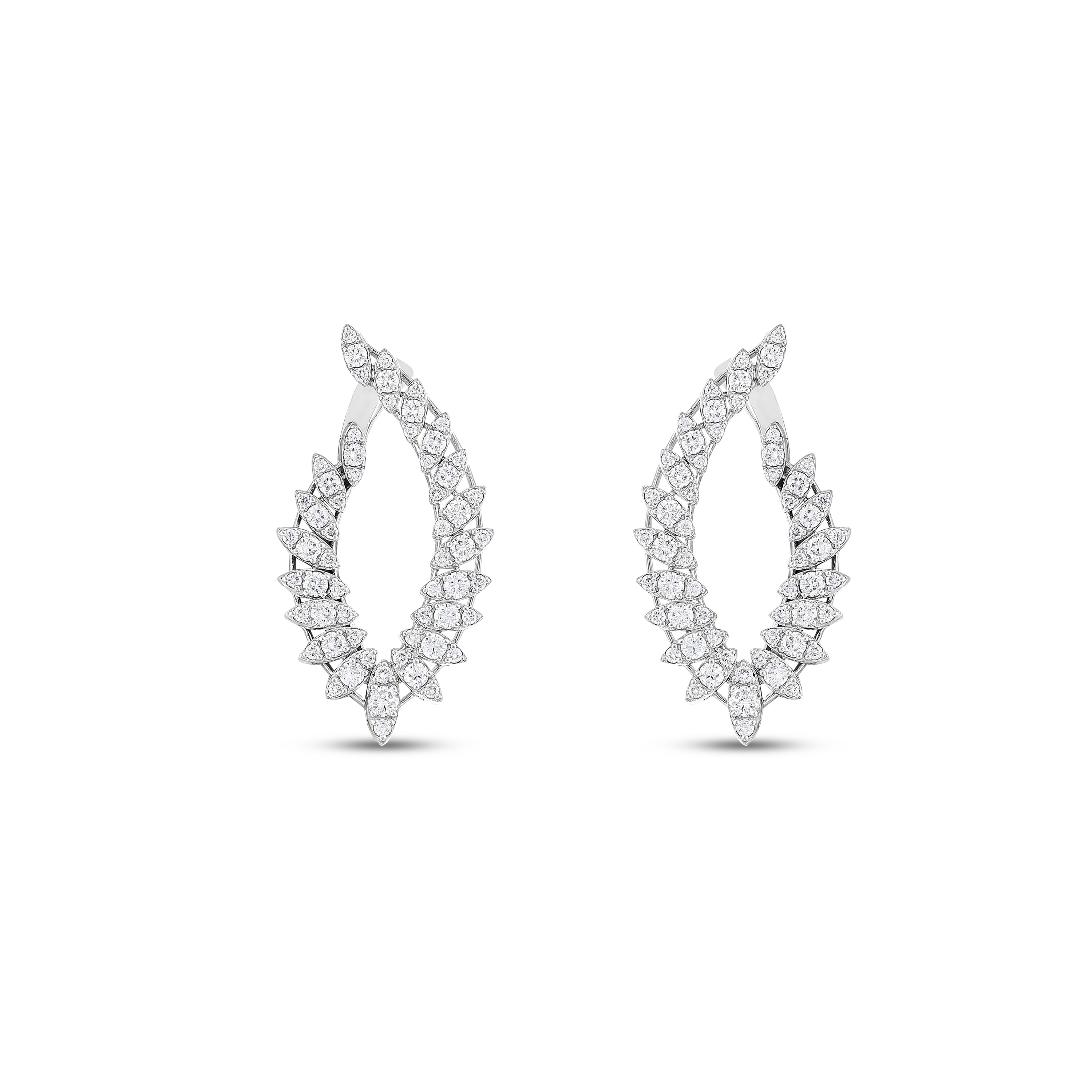 Pırlantalı 3.17 Ct. Thymia Fantezi Küpe 18K