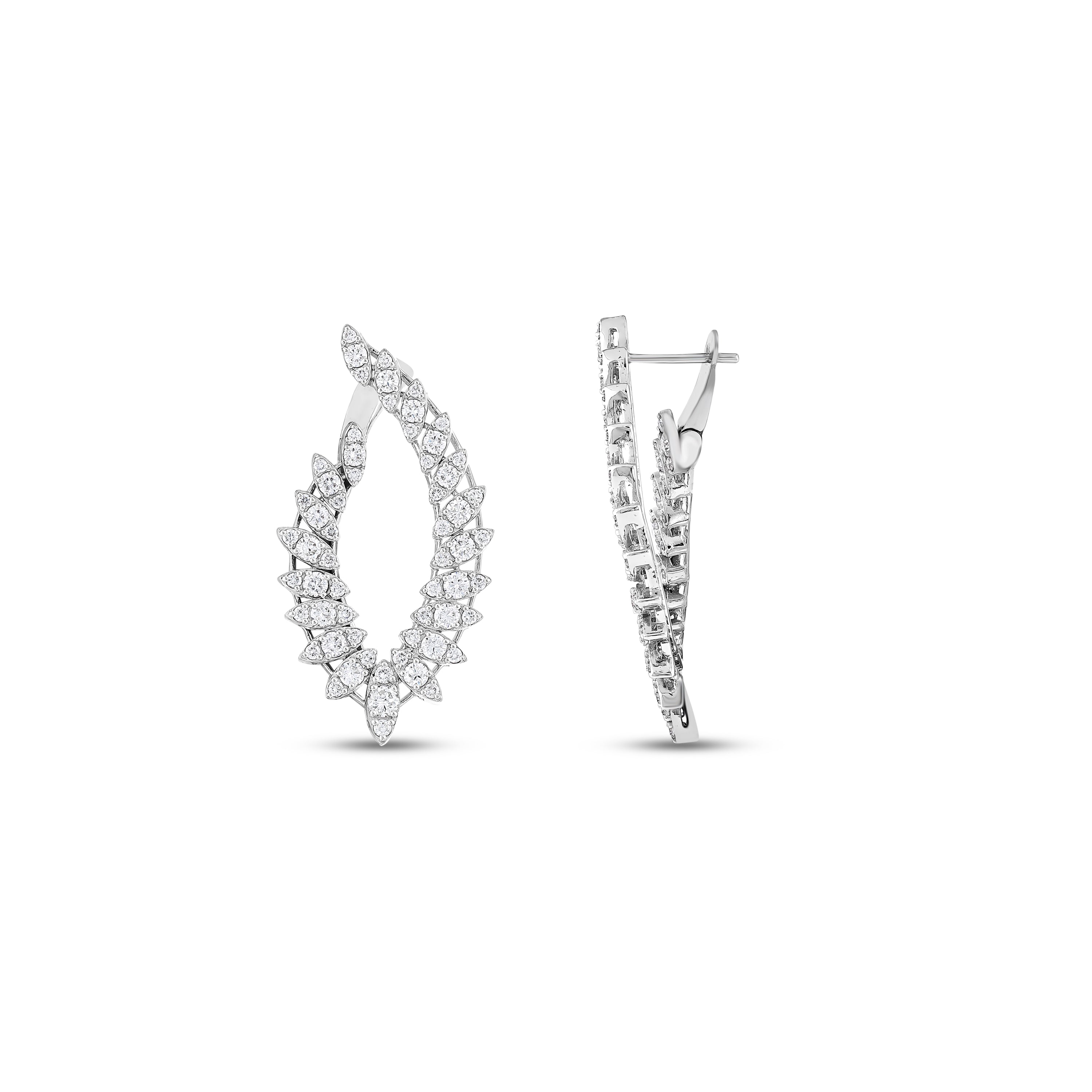 Pırlantalı 3.17 Ct. Thymia Fantezi Küpe 18K