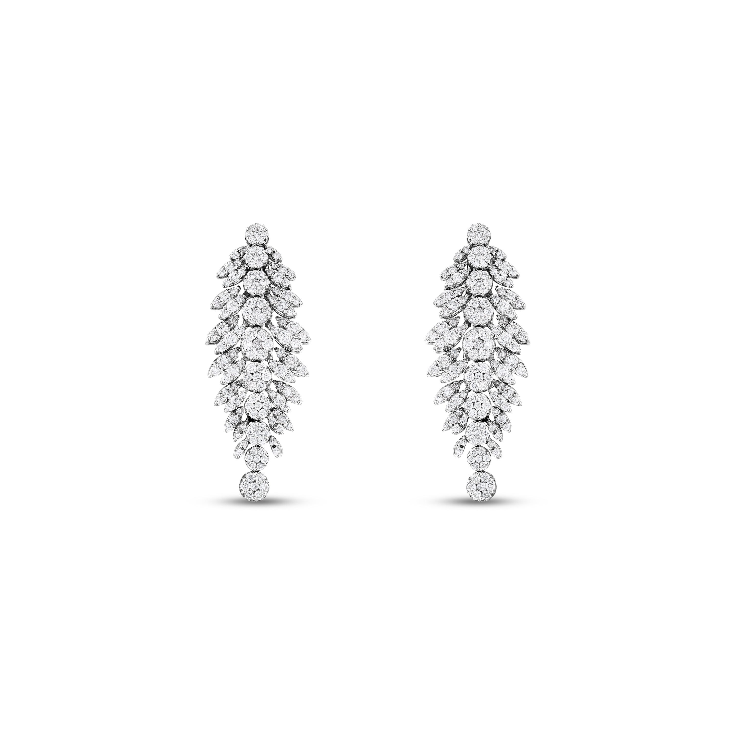 Pırlantalı 5.31 Ct. Carita Fantezi Küpe 18K