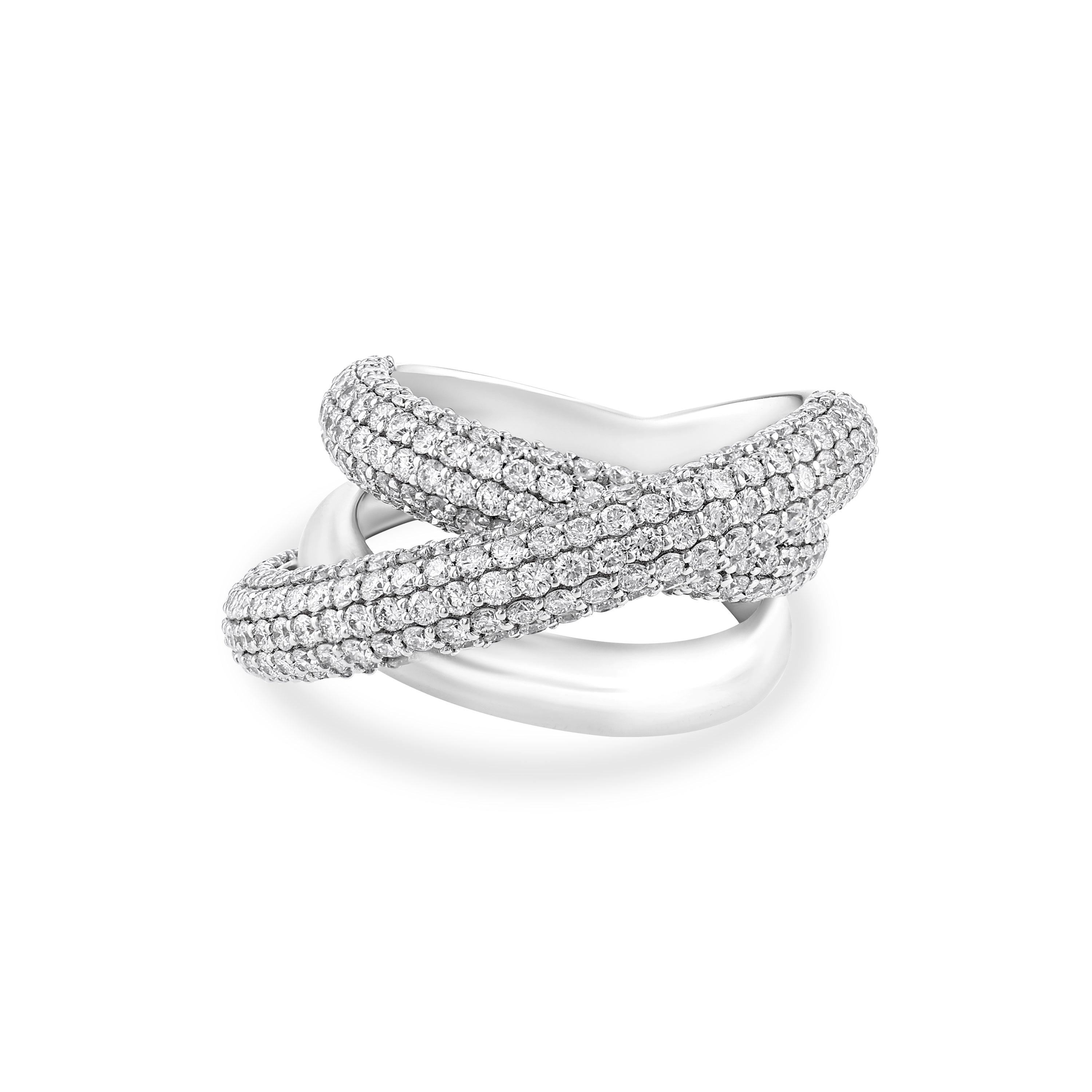 Pırlantalı Altın Sarmal Yüzük 2.80 Ct. 18K