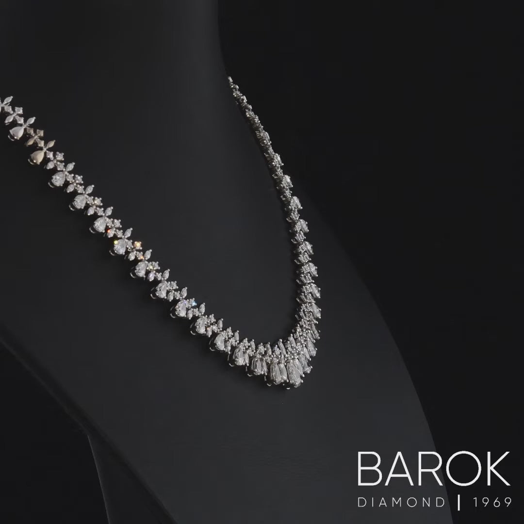 Pırlanta Gerdanlık 9.84 Ct. E VS 18K
