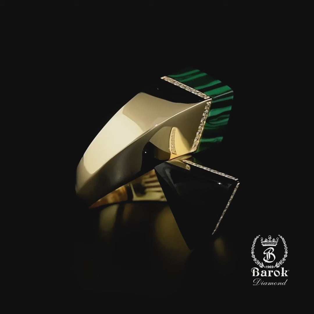 Pırlanta Snake Yüzük 0.17 Ct. E VS 18K