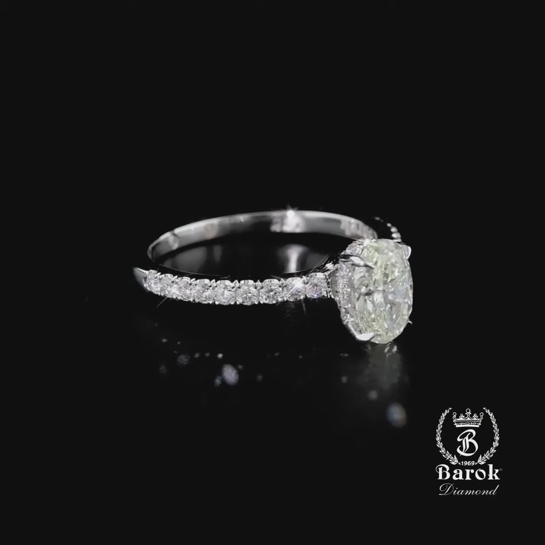 Pırlanta Tektaş Yüzük 1.39 Ct. H VS 18K