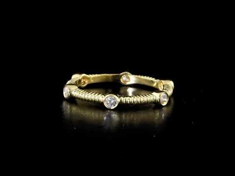 Pırlanta 0.21 Ct. Tinnula Altın Yüzük 18K