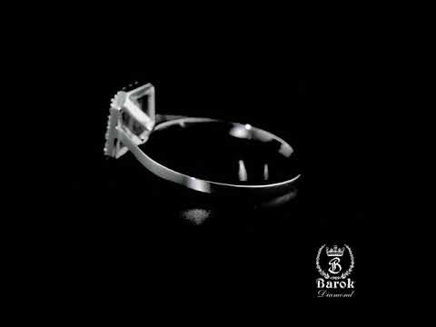 Baget Pırlanta Yüzük 0.38 Ct. E VS 14K