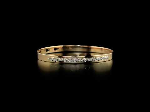 Astar Pırlanta Kelepçe 0.17 Ct. E VS 18K