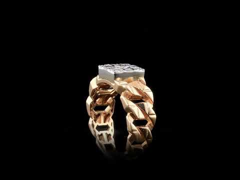 Pırlanta 0.30 Ct. Fantezi Rose Yüzük 18K